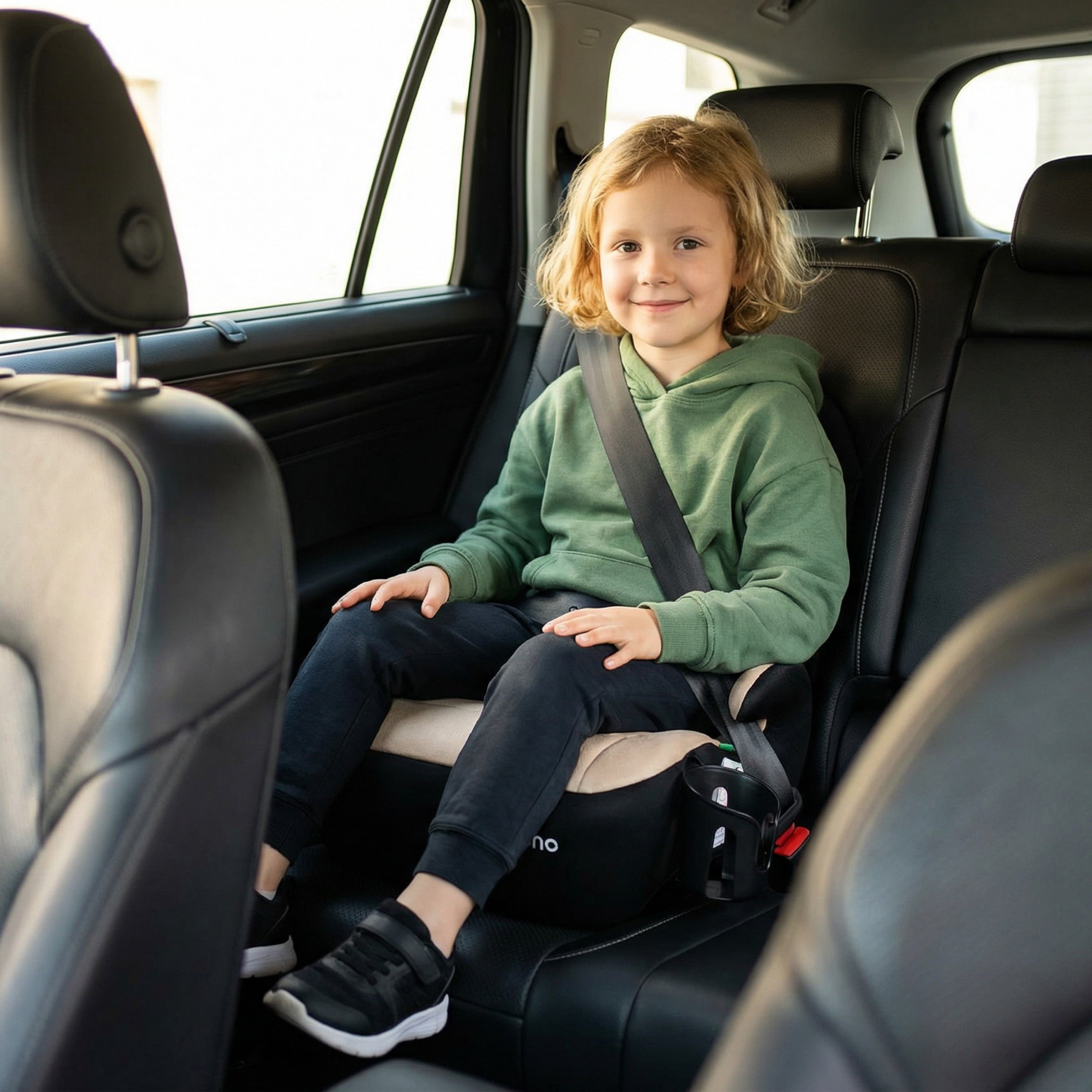 Tulano Cabby 30 Beige-Schwarzer Kindersitz