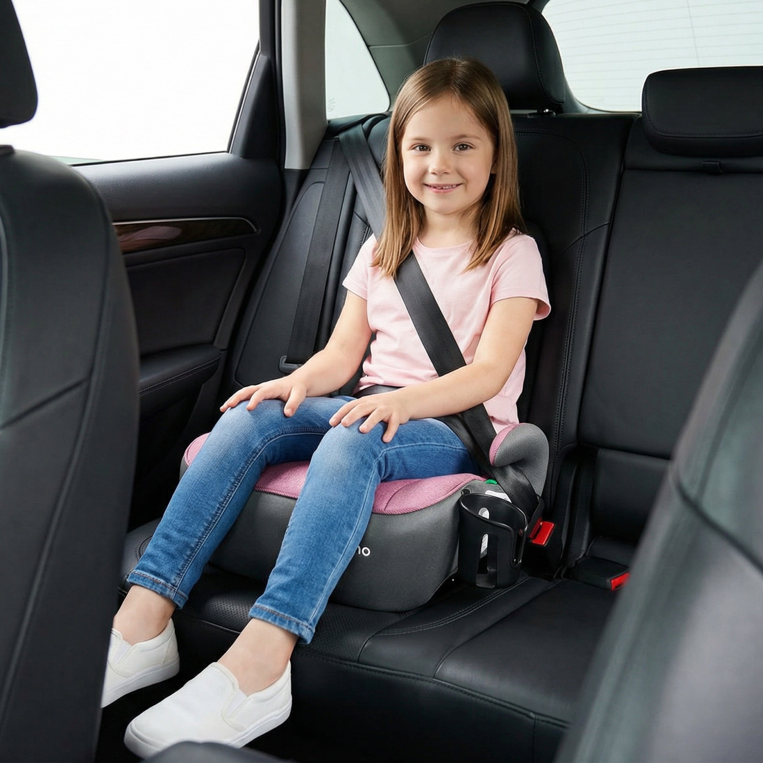 Tulano Cabby 30 Rosa-Grauer Kindersitz