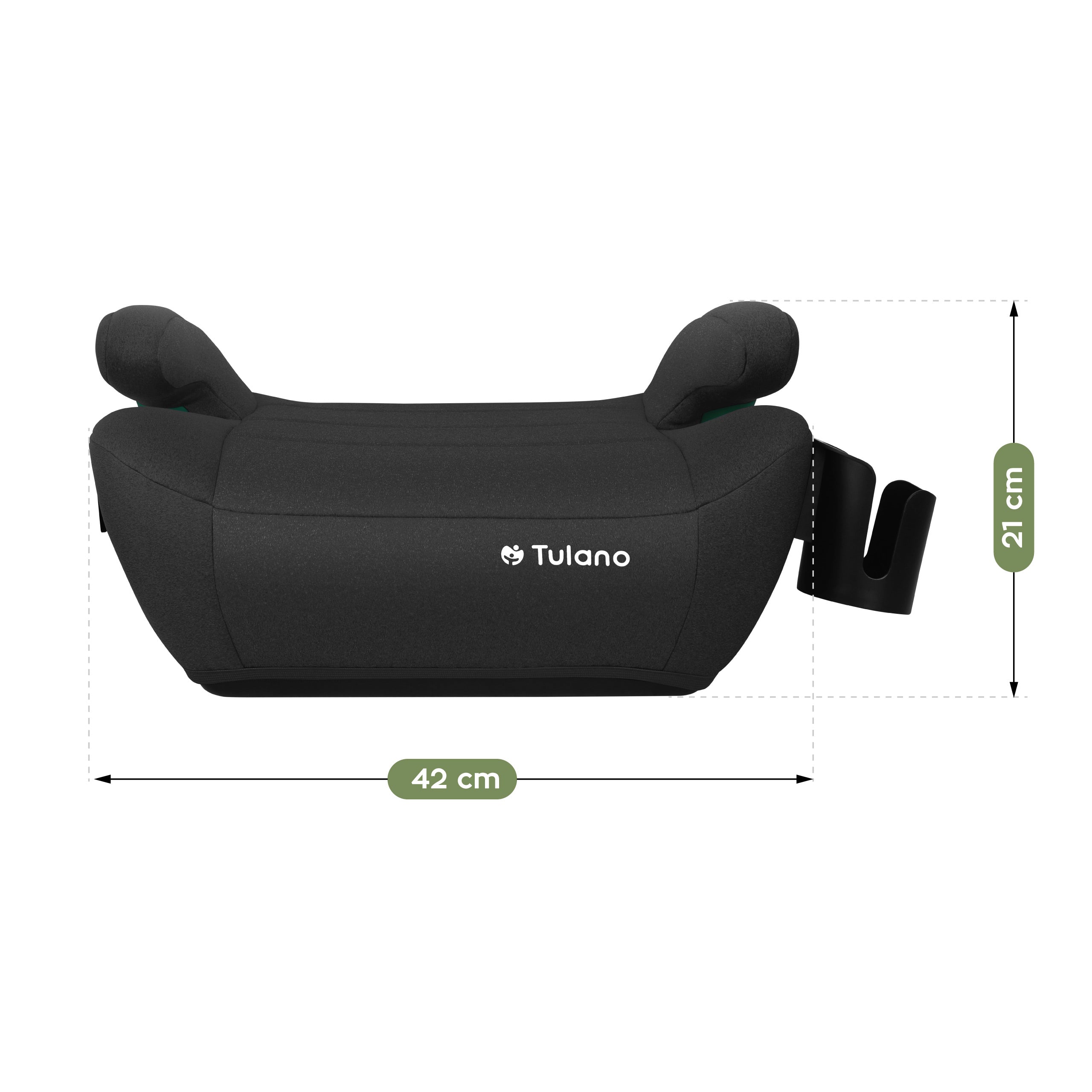 Tulano Cabby 35 Schwarz ISOFIX 125-150cm I-Size Autositz 