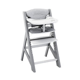 Tulano Morsel 40 Grau-Weißer Holzhochstuhl 