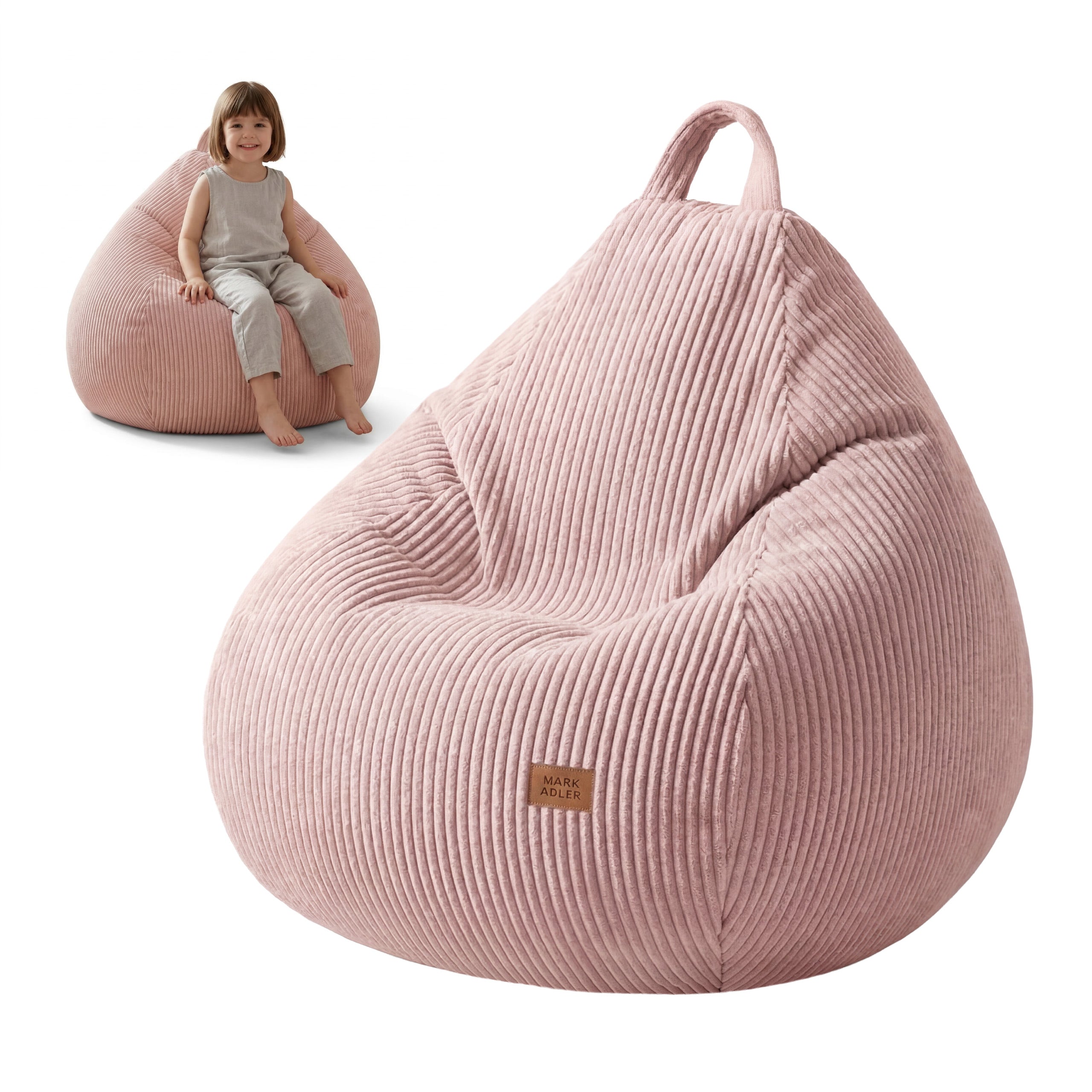Cord-Sitzsack pink Mark Adler Comfy 1.0 Pink