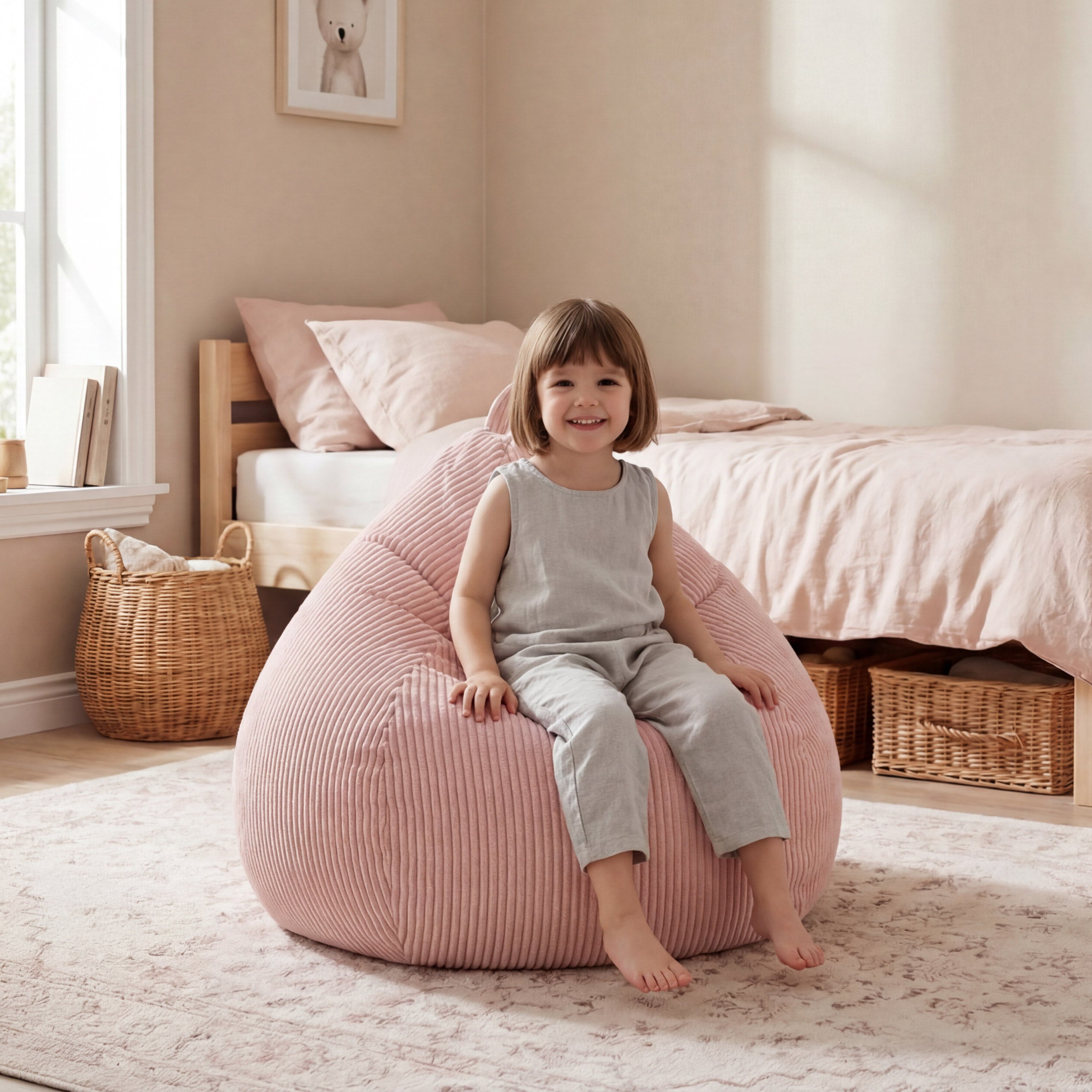 Cord-Sitzsack pink Mark Adler Comfy 1.0 Pink