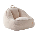 Cord-Puff-Sessel mit Rückenlehne Mark Adler Comfy 4.0 Beige