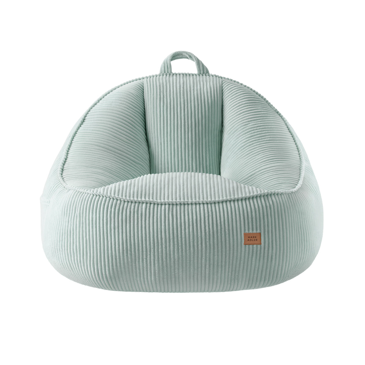 Cord-Puff-Sessel mit Rückenlehne Mark Adler Comfy 4.0 Sage