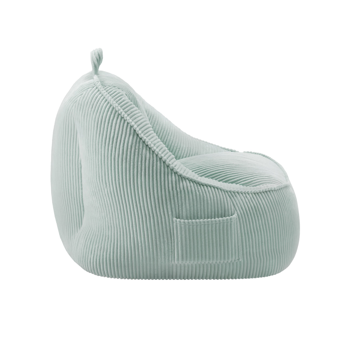 Cord-Puff-Sessel mit Rückenlehne Mark Adler Comfy 4.0 Sage