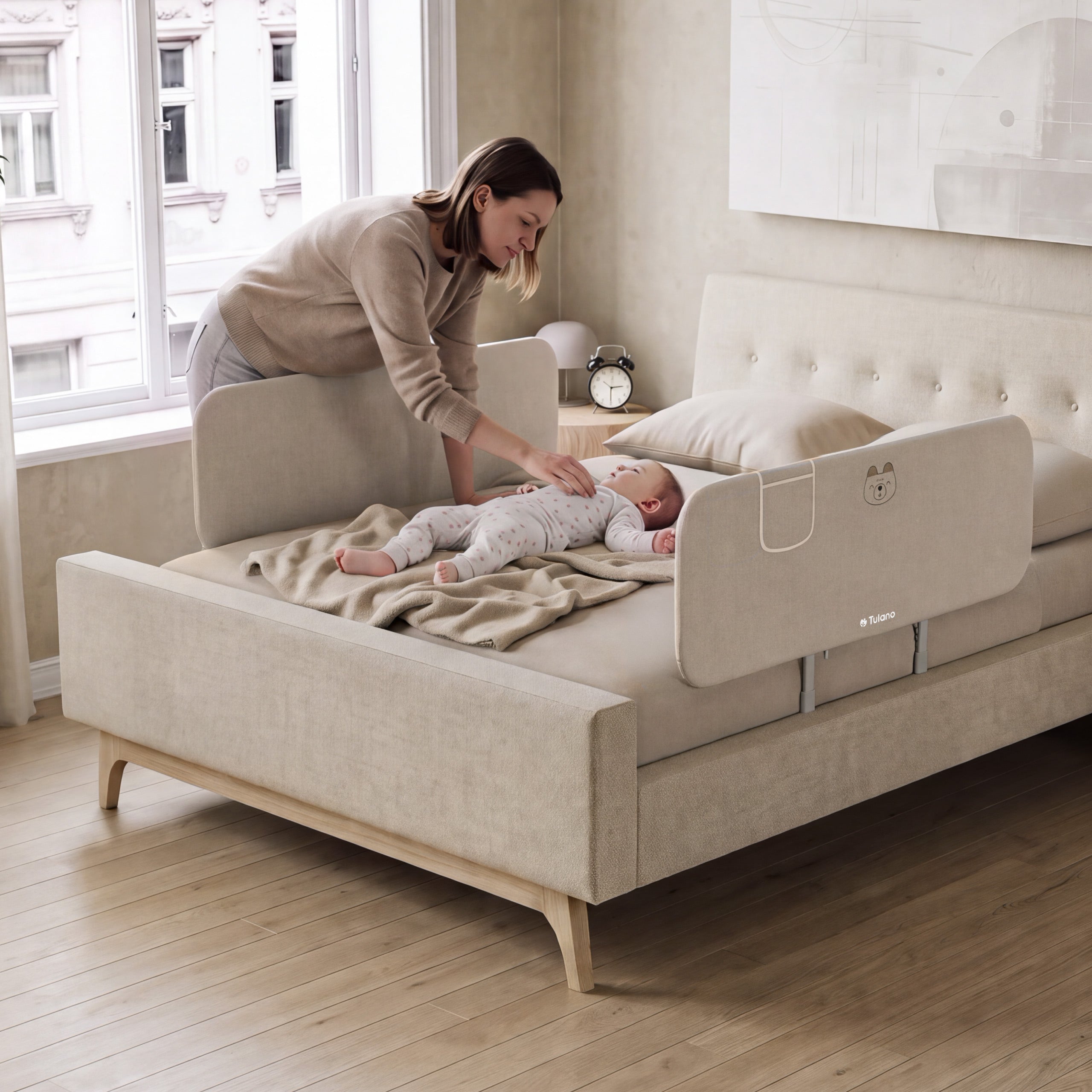Kinderbettgitter Tulano Cover 50 Beige