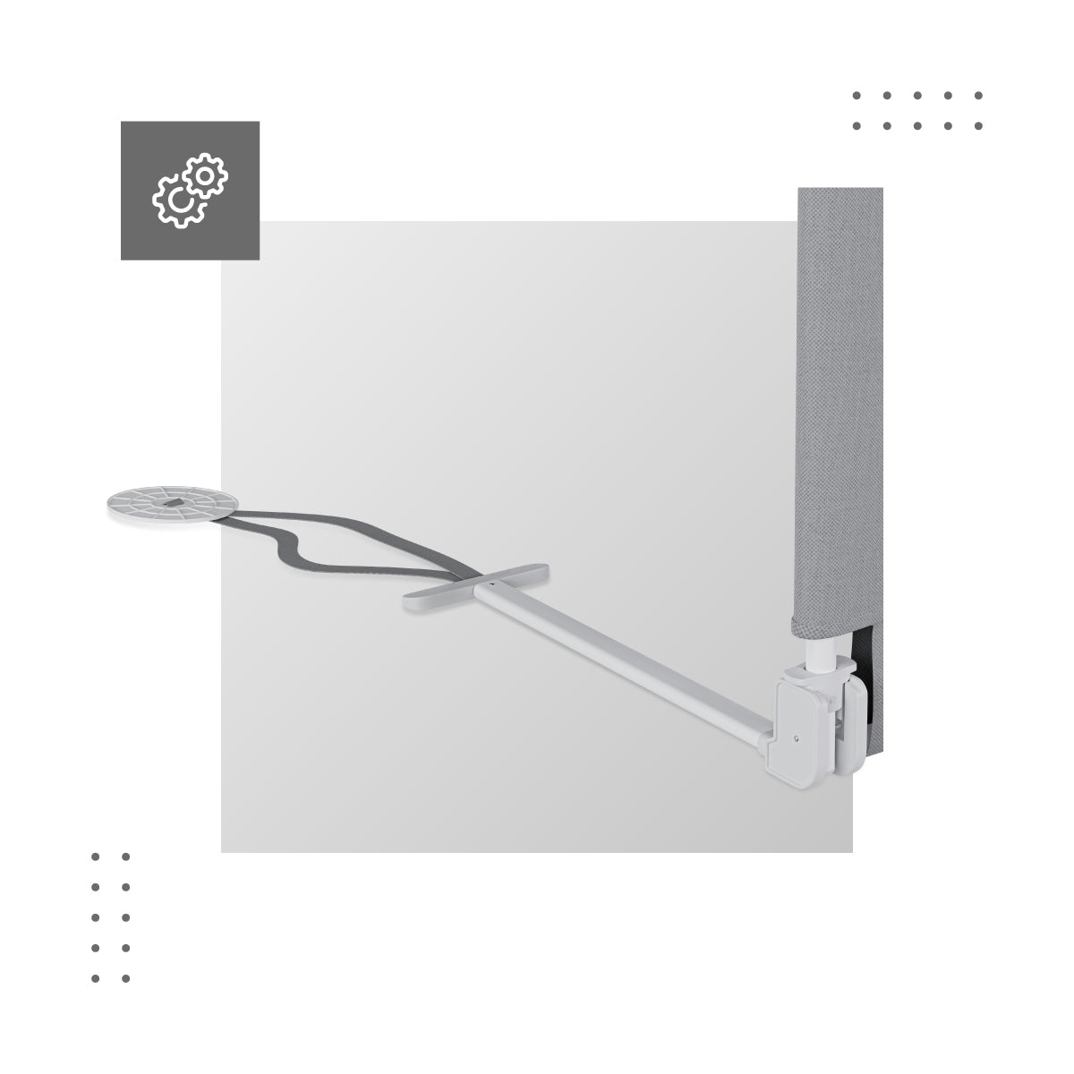 Einfache Montage und Demontage des Kinderbettgitters