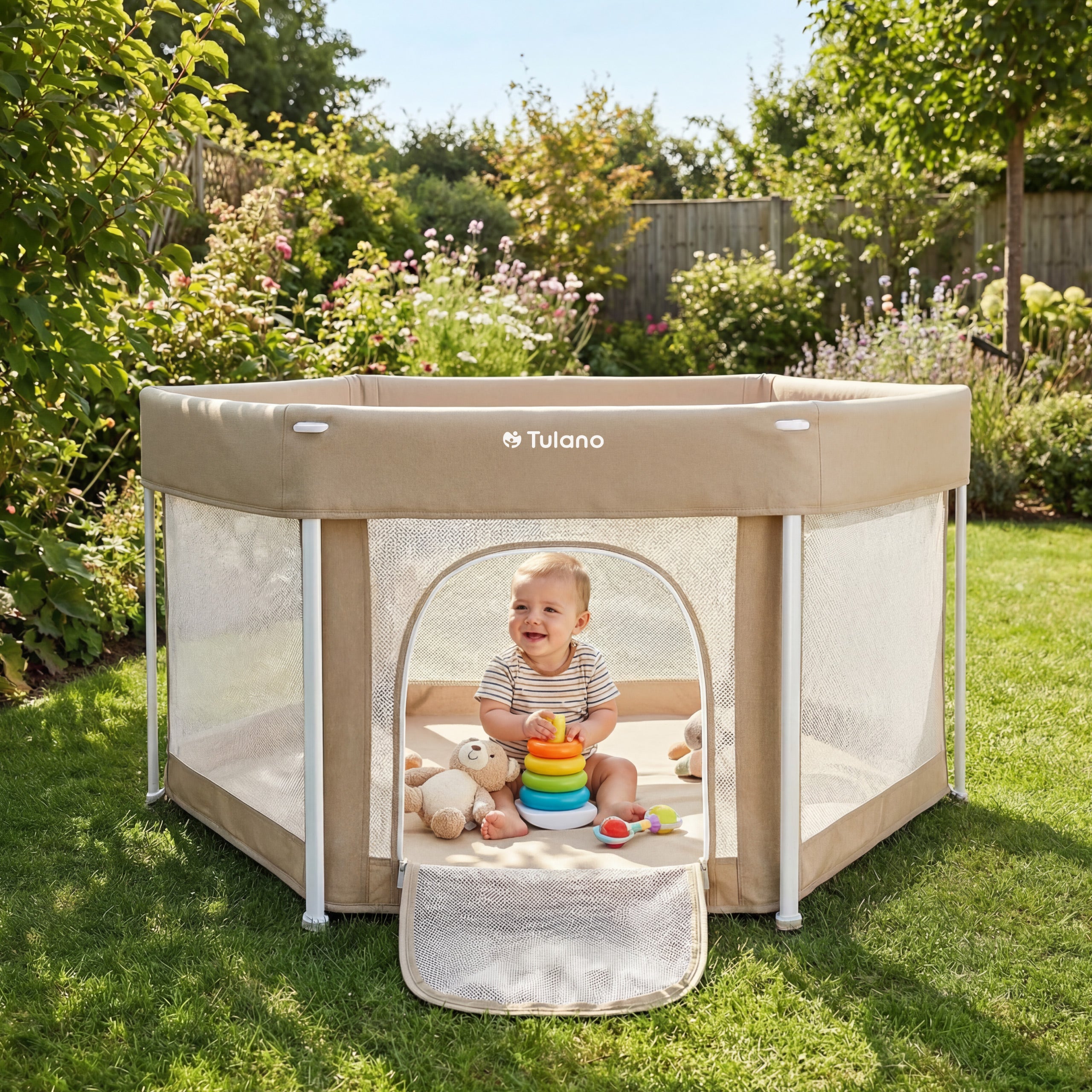 Komfortabler Spielraum in Haus und Garten