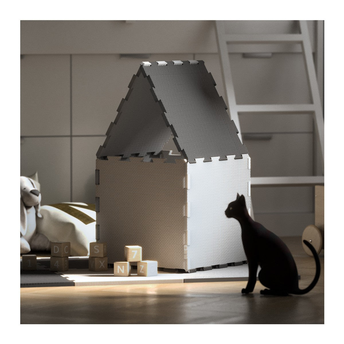 Schaumstoff-Puzzlematte 16-tlg. TULANO Gioco 16