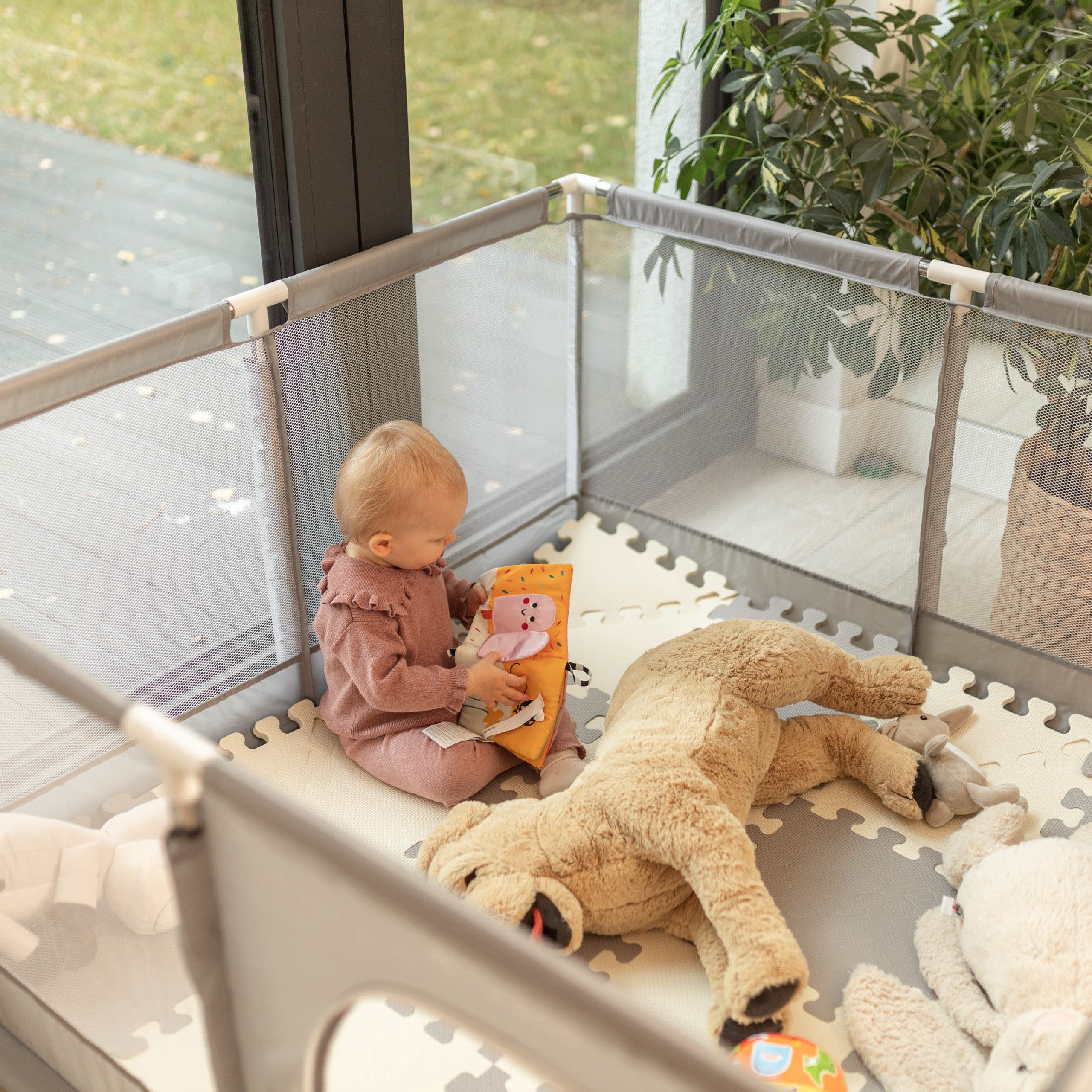 Tulano Cozy 20 Beige Laufstall - 130 cm 