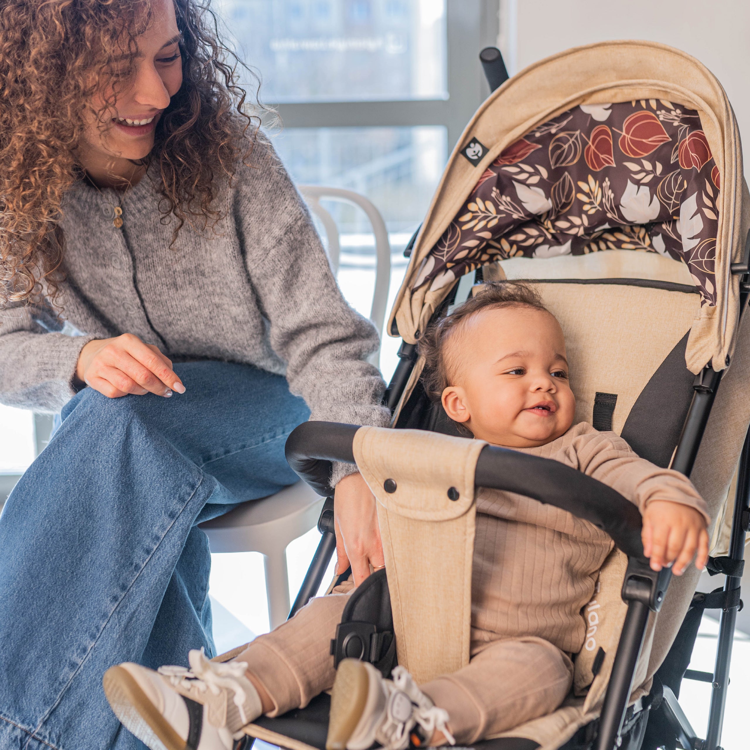 Tulano Davos 35 Beige Kinderwagen