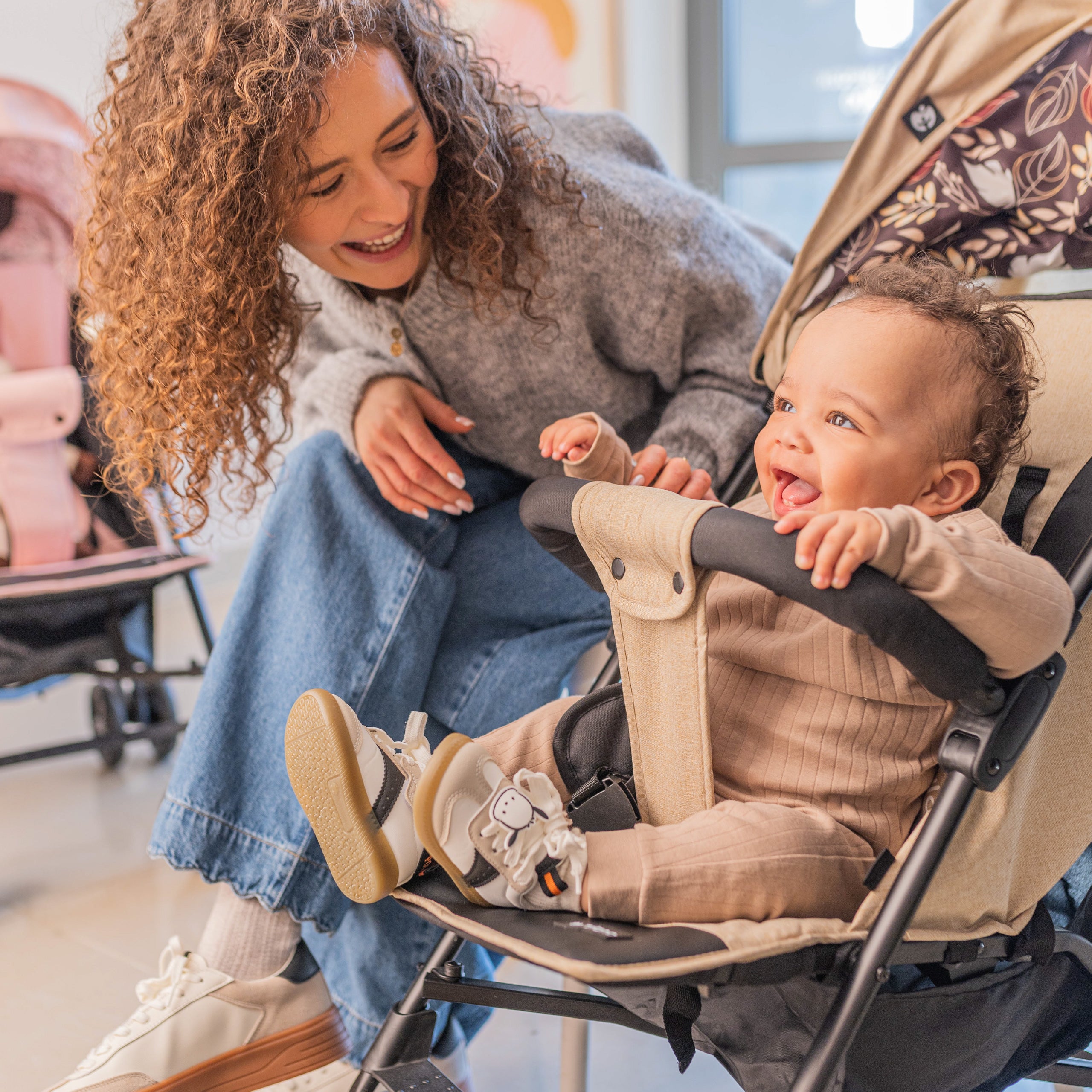 Tulano Davos 35 Beige Kinderwagen