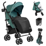 Tulano Davos 35 Grün-Schwarzer Kinderwagen 