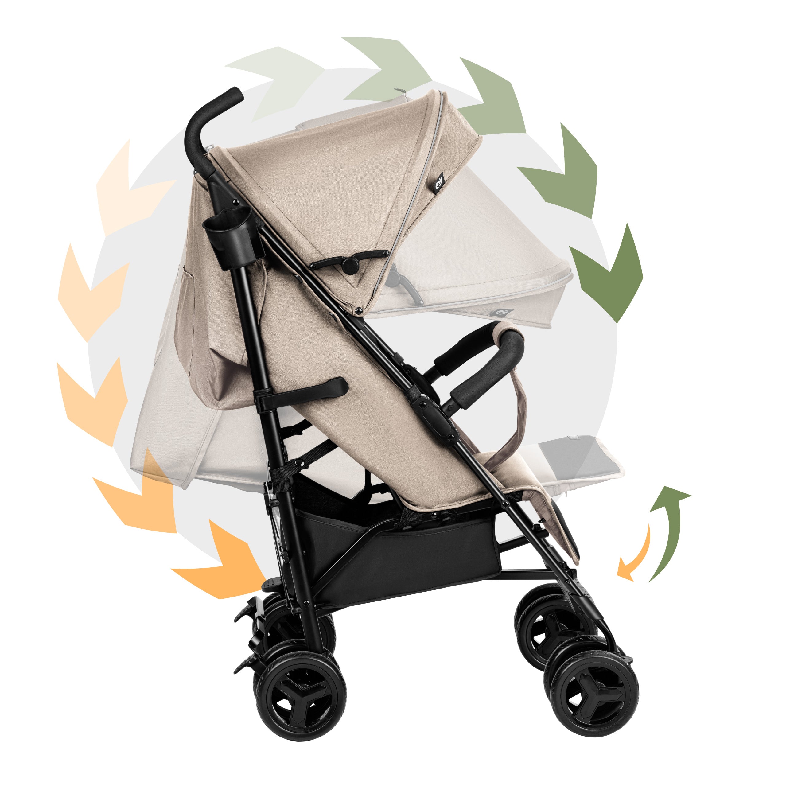 Tulano Davos 35 Beige Kinderwagen