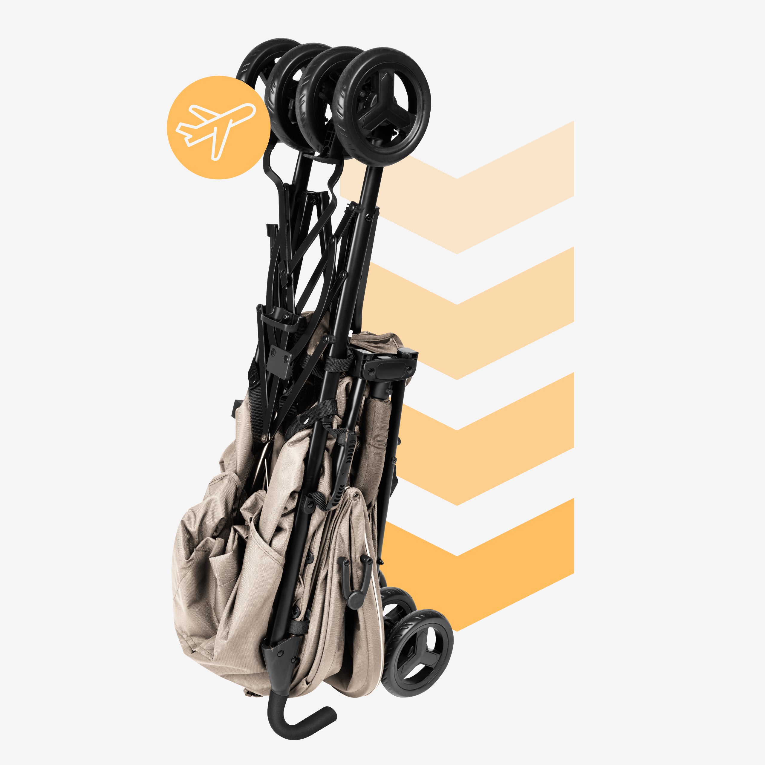 Tulano Davos 35 Beige Kinderwagen