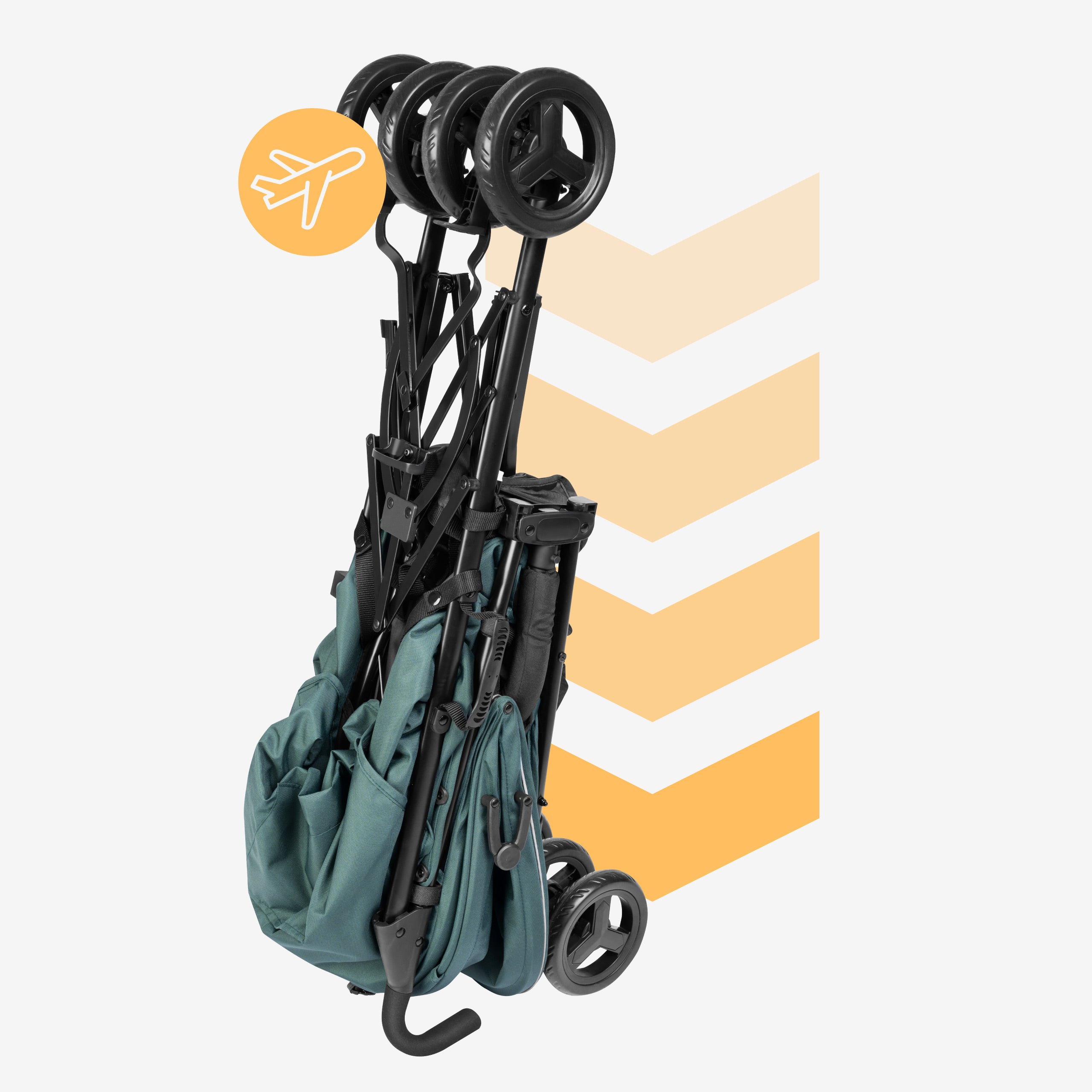 Leichter und wendiger Kinderwagen