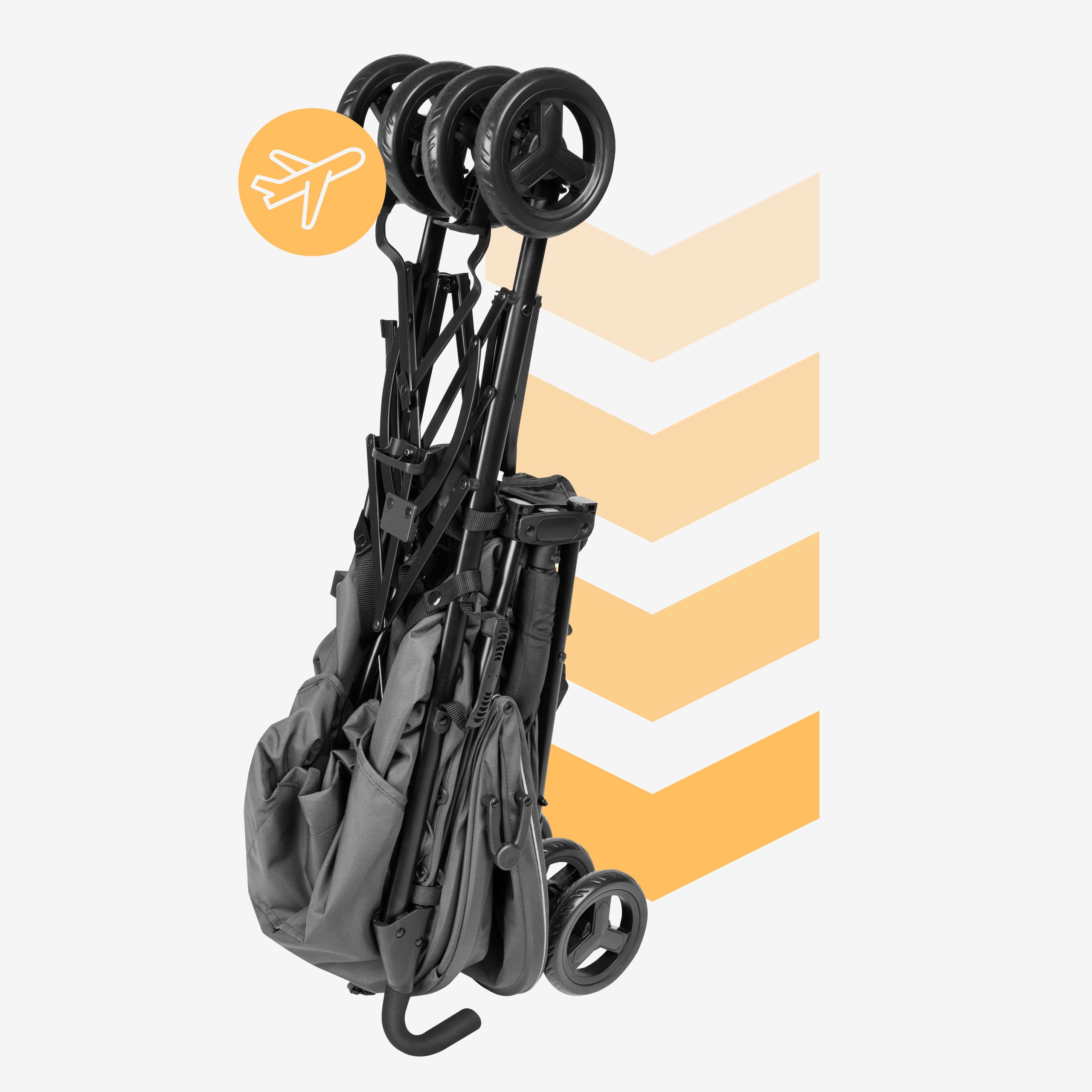 Leichter und wendiger Kinderwagen