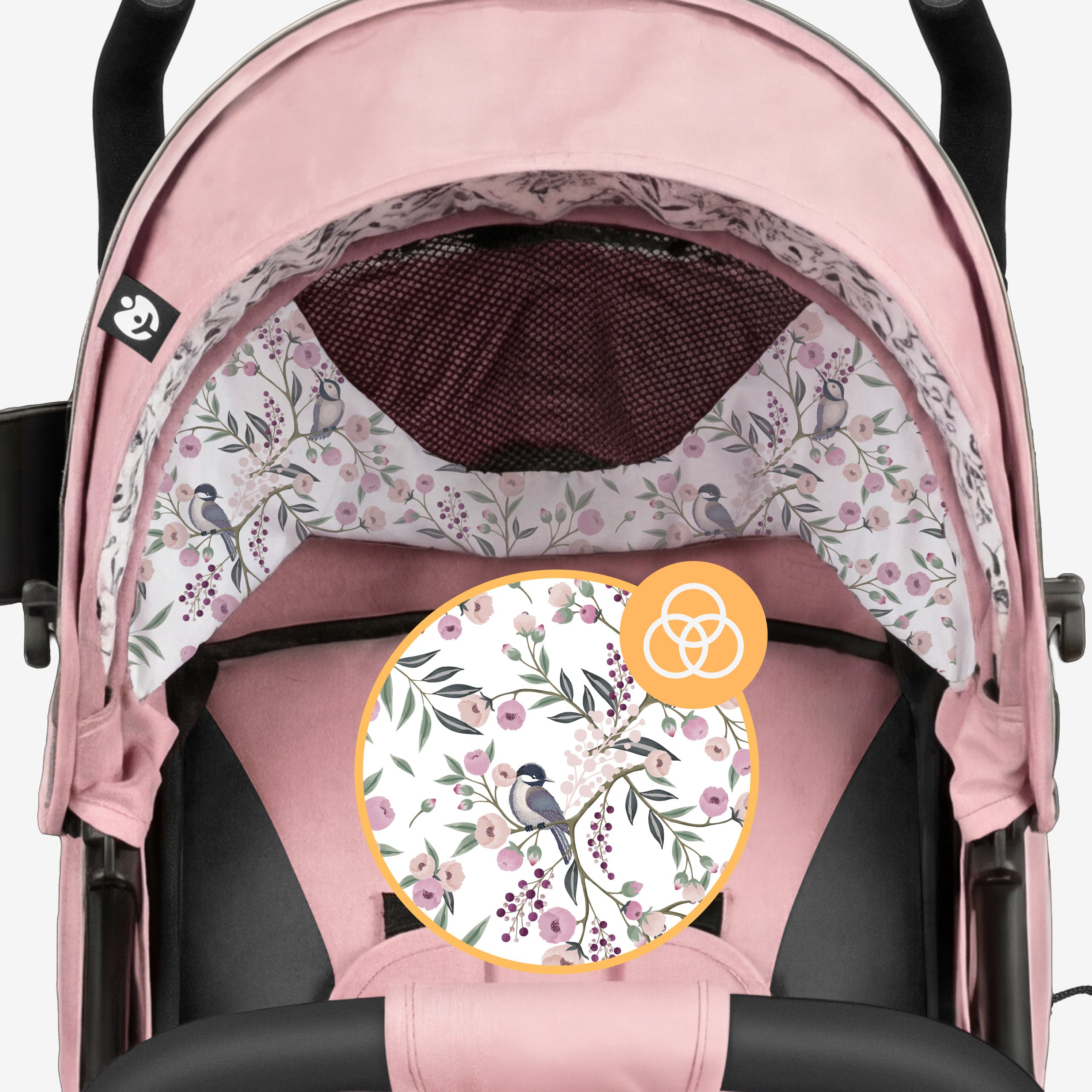 Tulano Davos 35 Pinker Kinderwagen