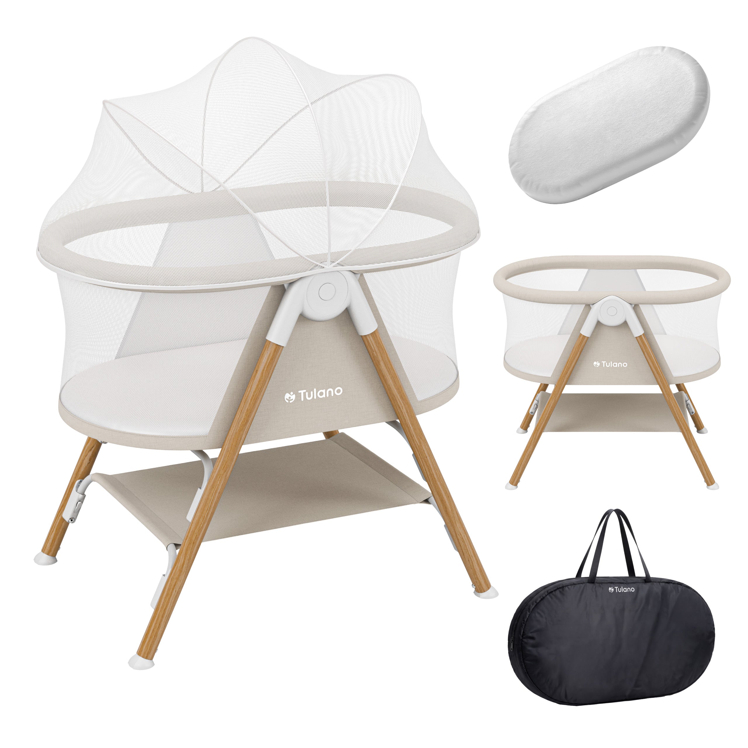 Reisebett für Kinder Tulano Dream 20 Beige