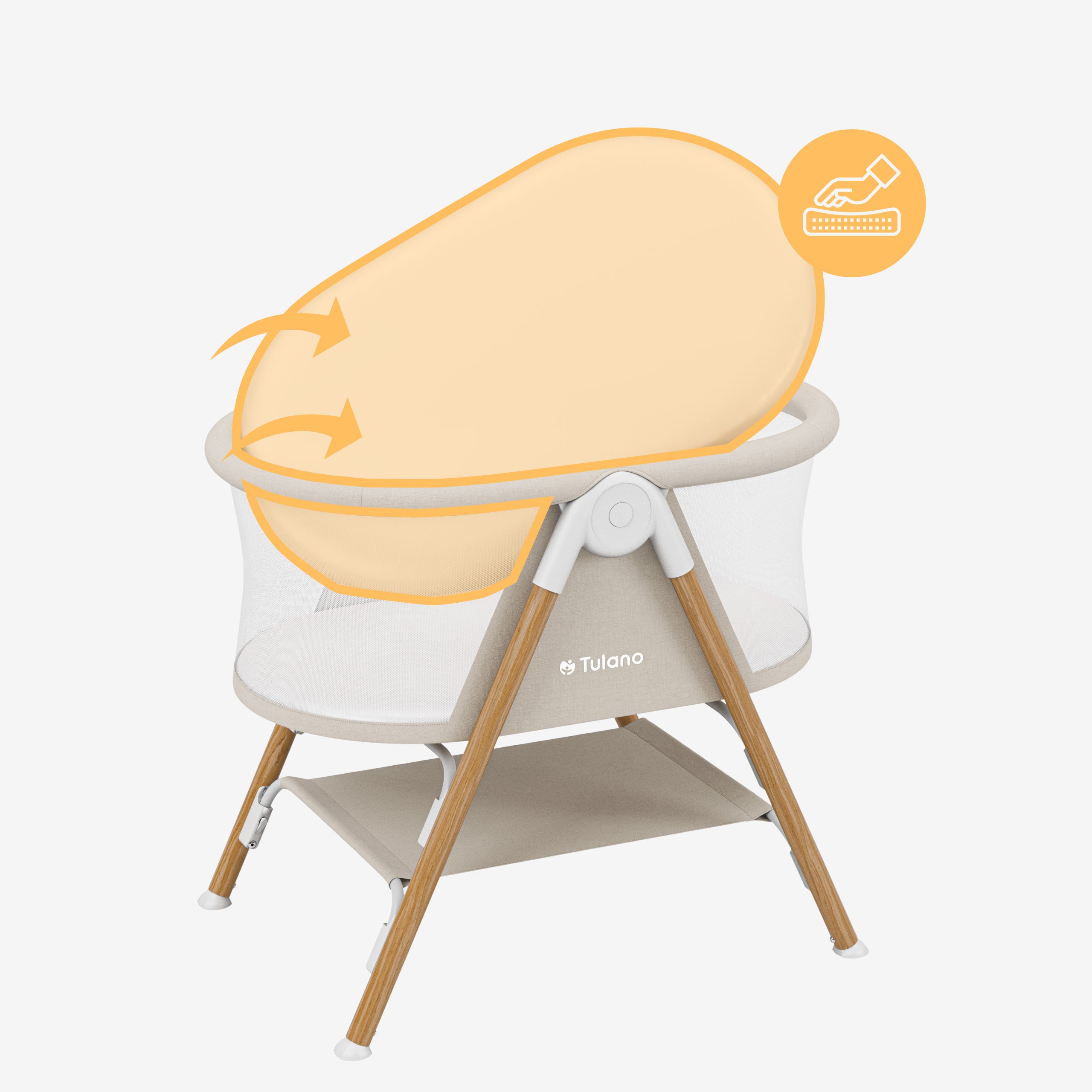 Reisebett für Kinder Tulano Dream 20 Beige