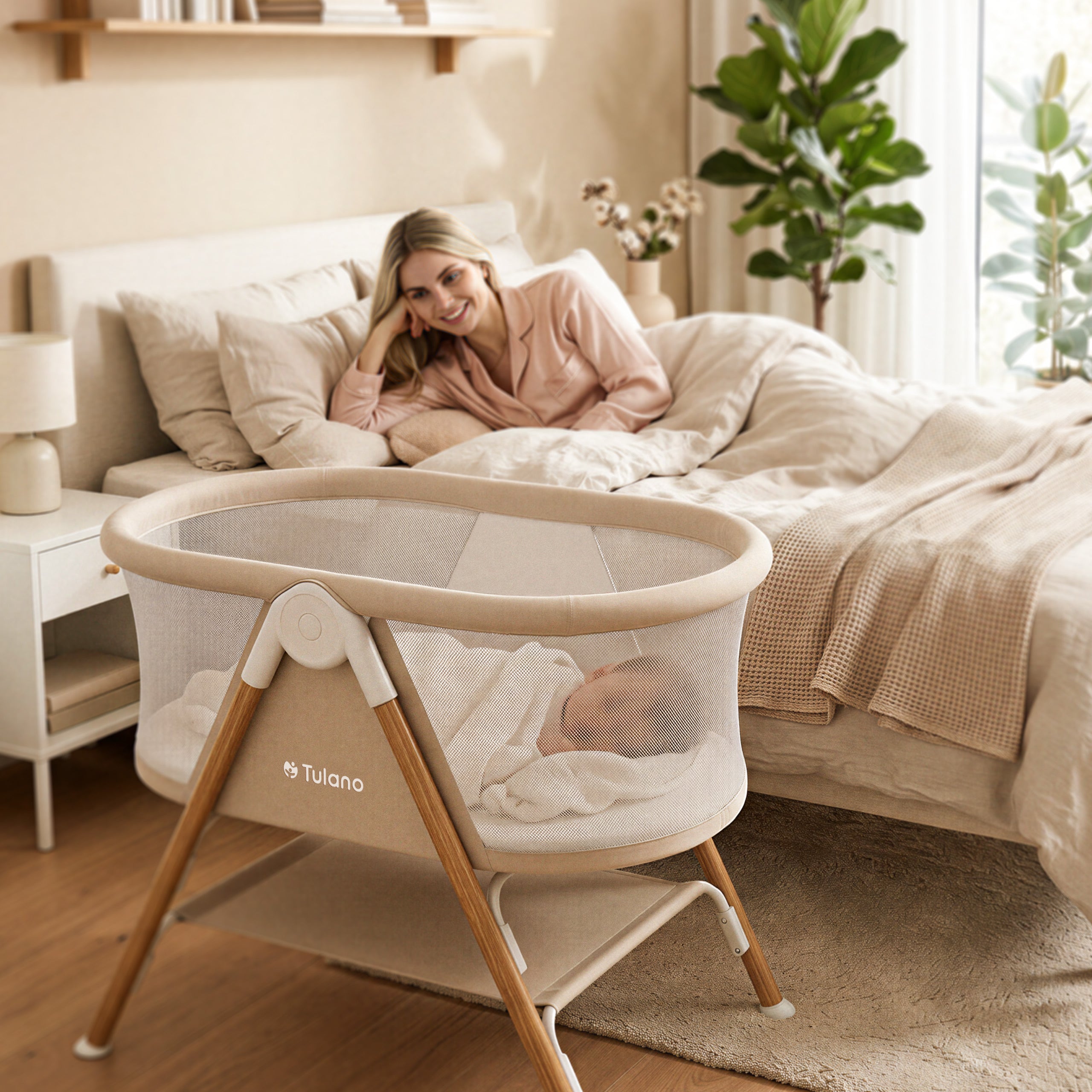 Reisebett für Kinder Tulano Dream 20 Beige