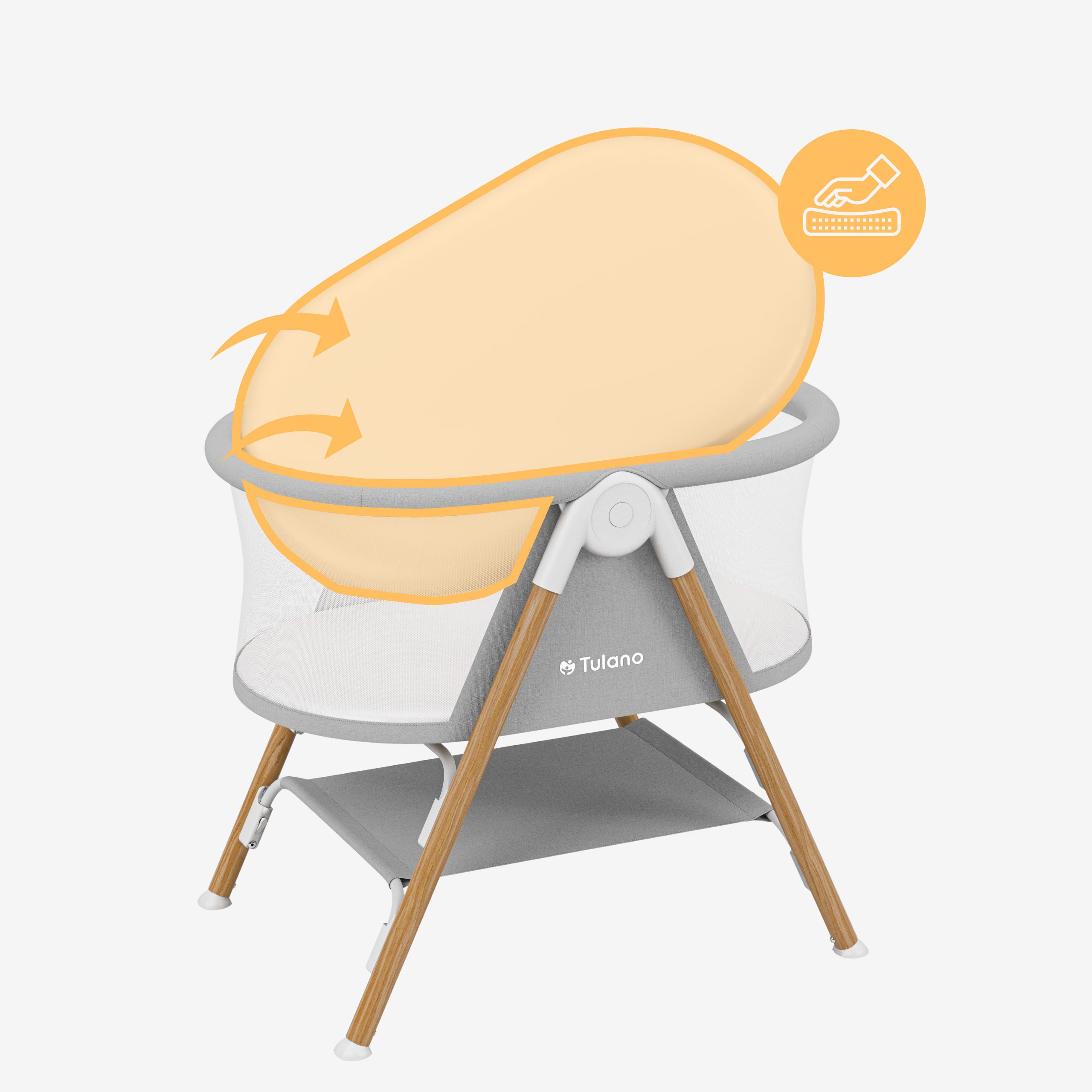 Reisebett für Kinder Tulano Dream 20 Grey