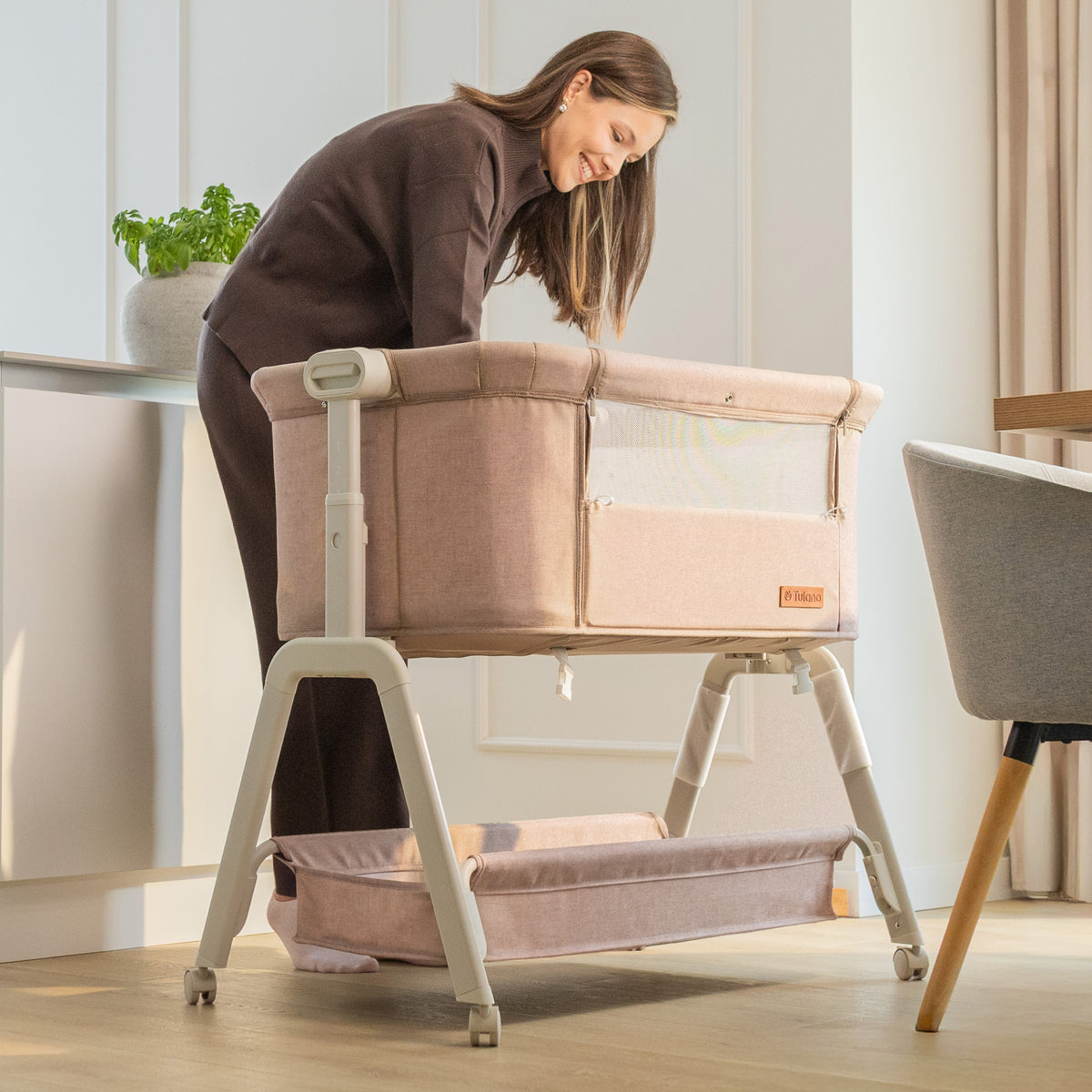 Beistellbett 3in1 Tulano Dream 50 Taupe