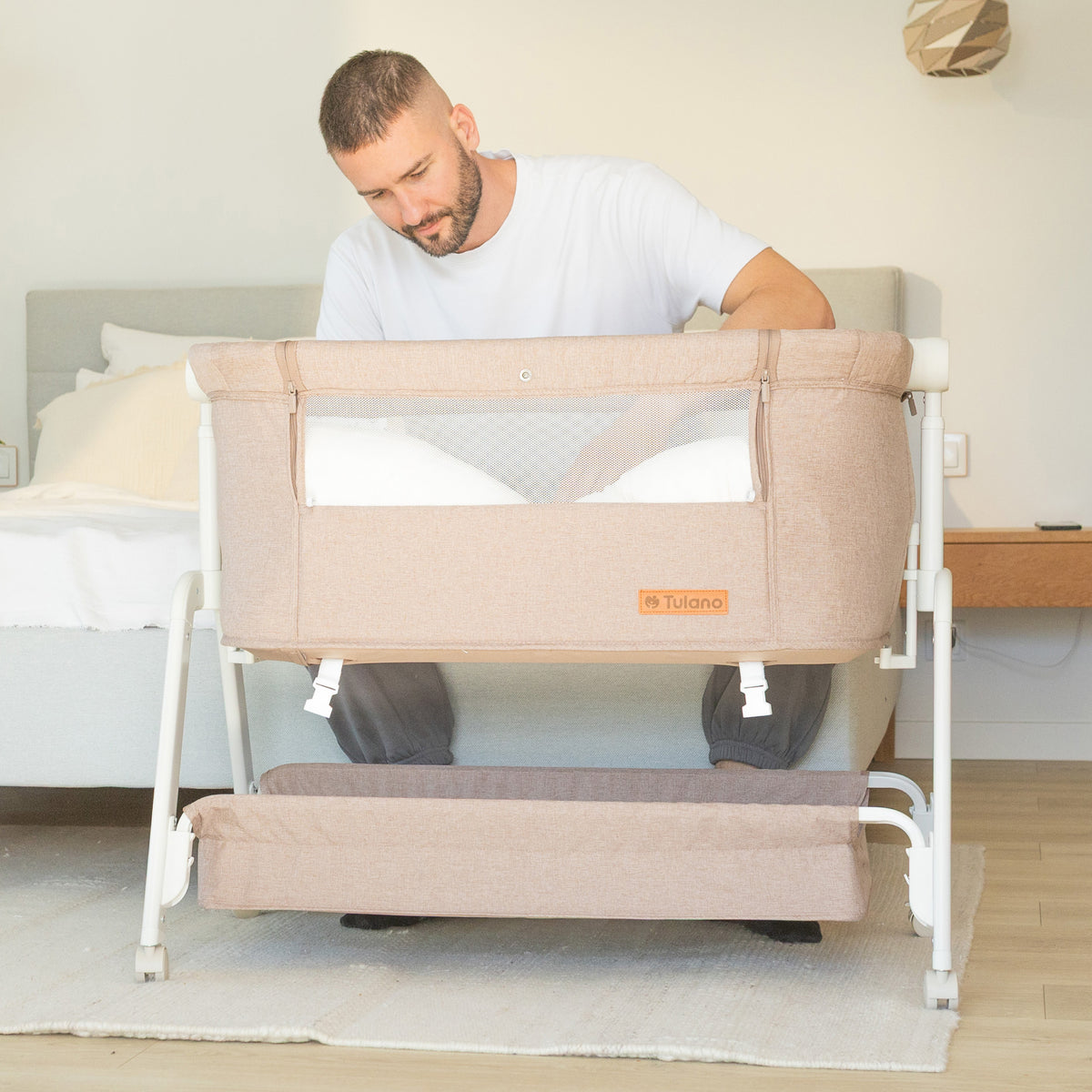 Beistellbett 3in1 Tulano Dream 50 Taupe