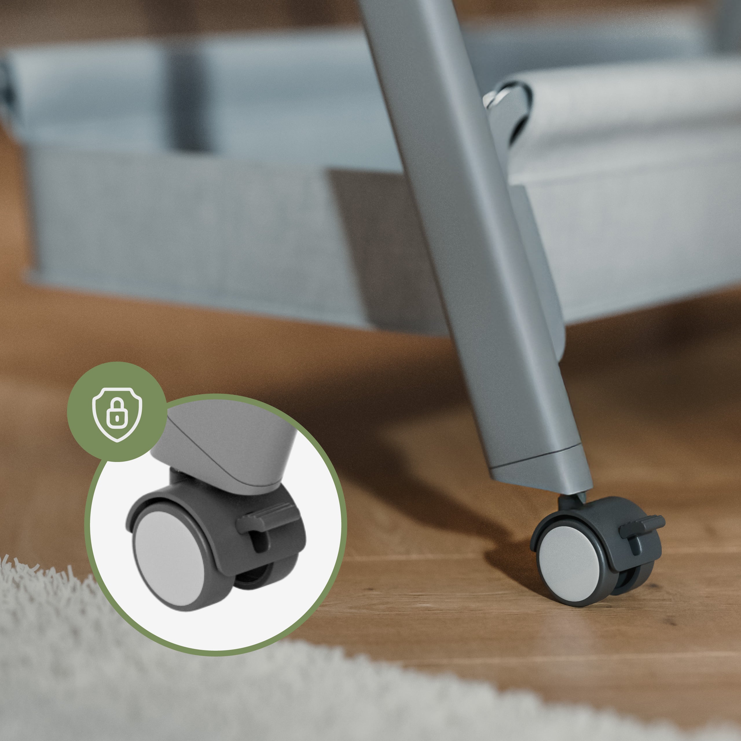 3-in-1-Reisebett Tulano Dream 50 Hell-Grau