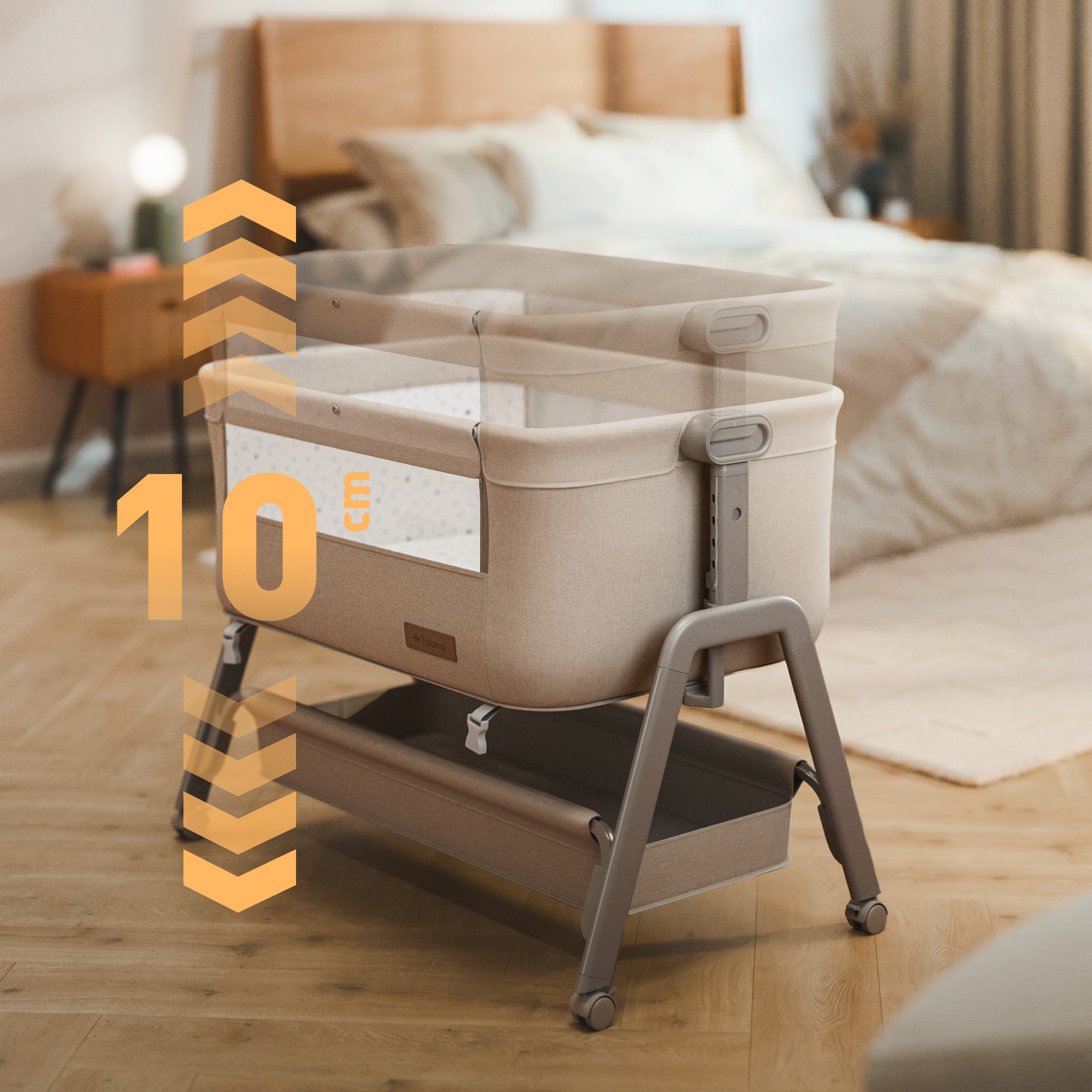 3-in-1-Reisebett Tulano Dream 50 Beige