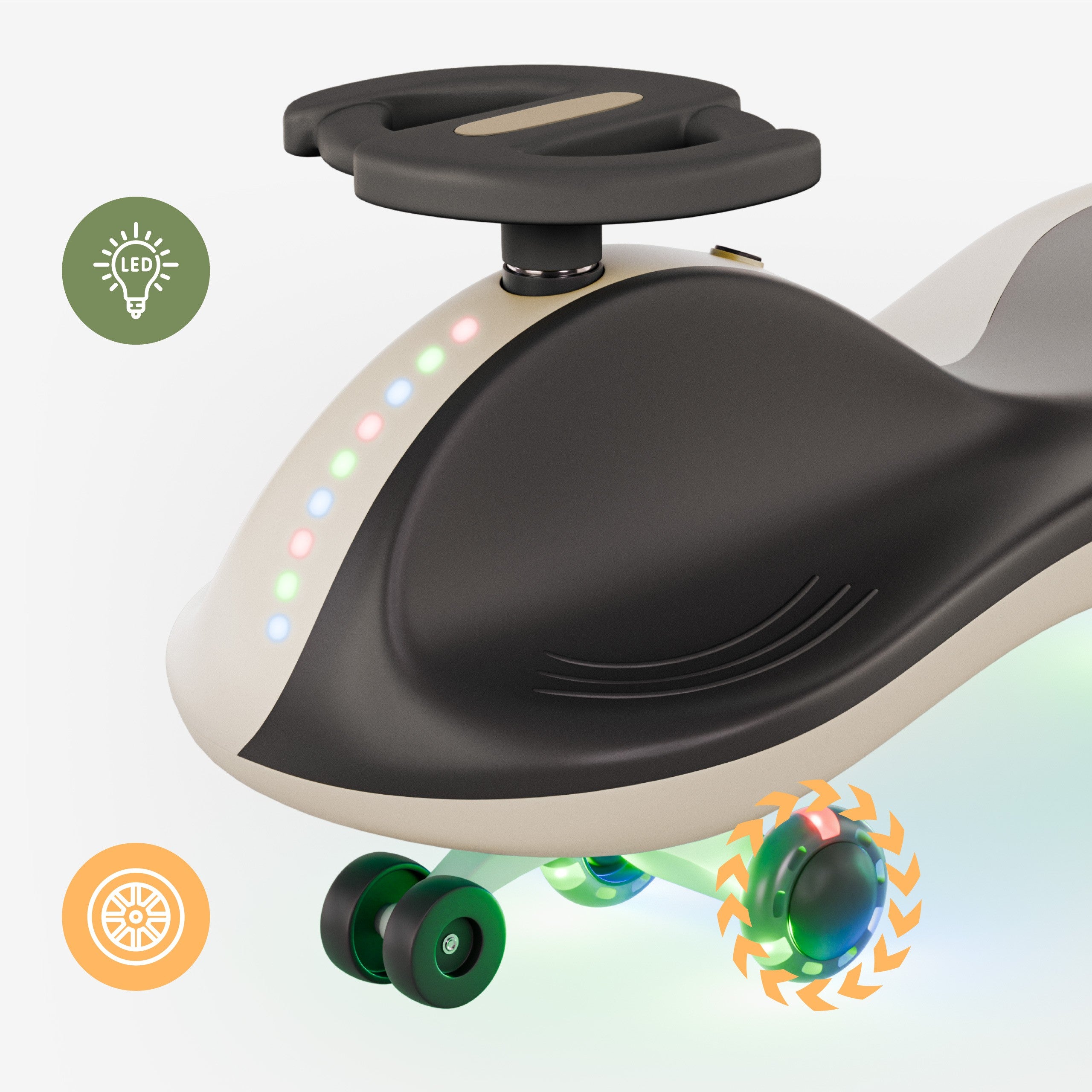 Tulano Focus 35 Beige LED Gravity Ride-On für Kinder 