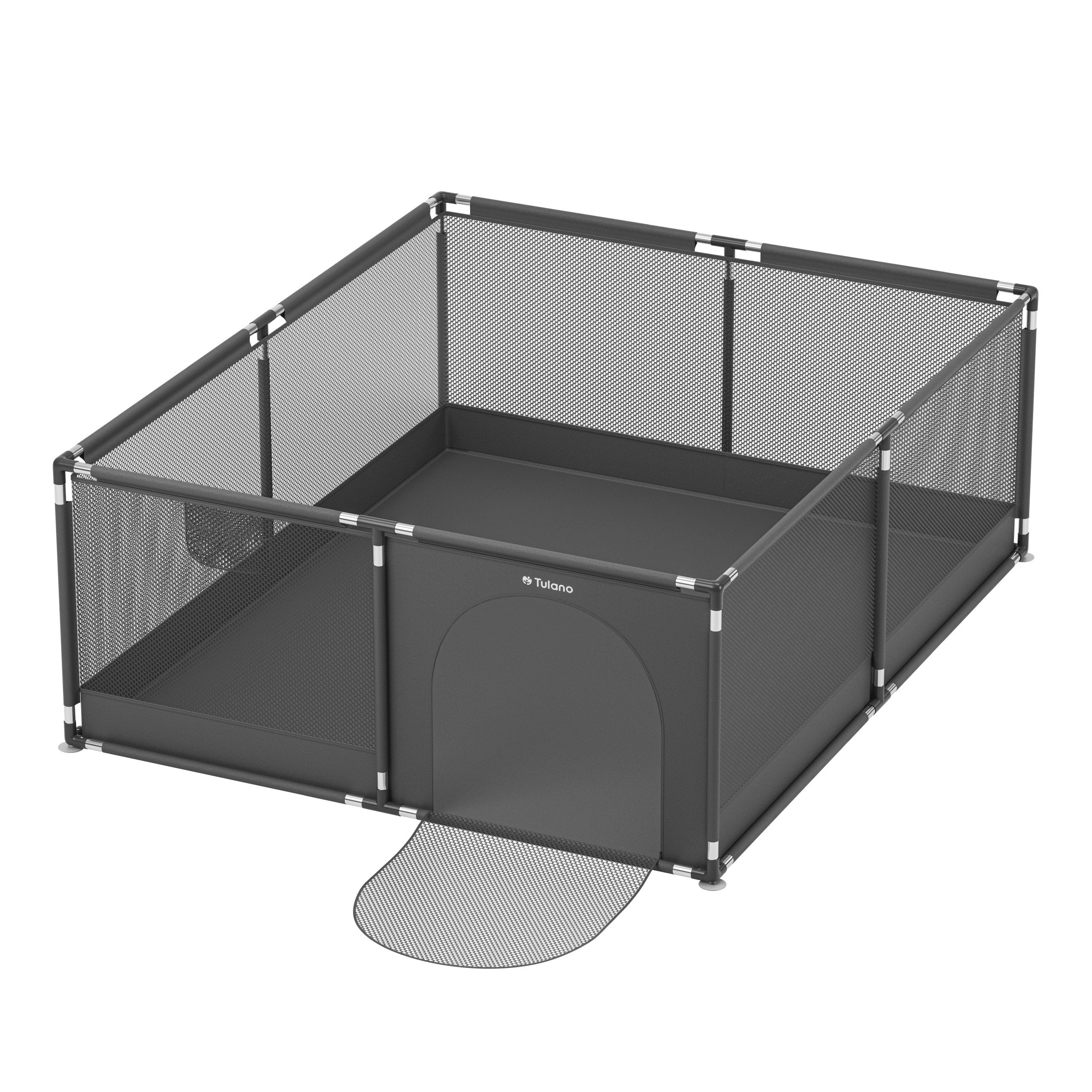 Tulano Cozy 25 Graphit Kinderlaufstall - 150 cm 