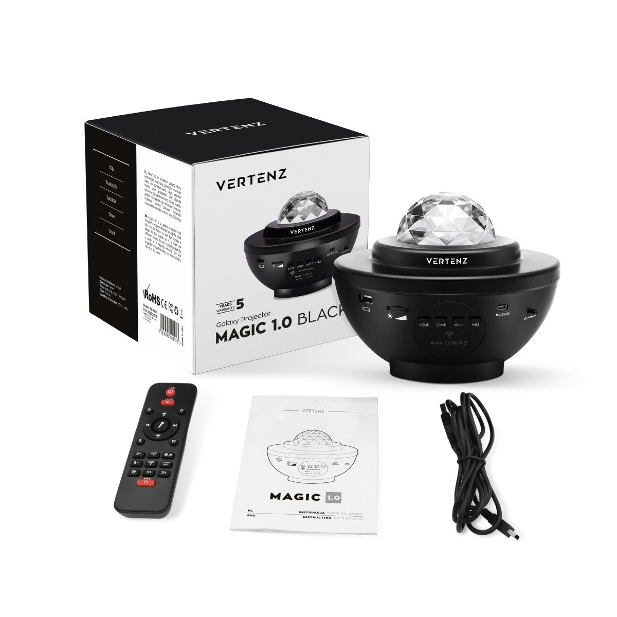 VERTENZ Magic 10 Black Star Projektor 