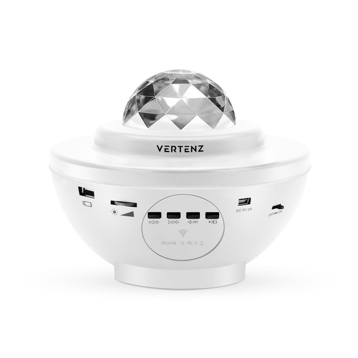 VERTENZ Magic 10 Weißer Sternenprojektor 