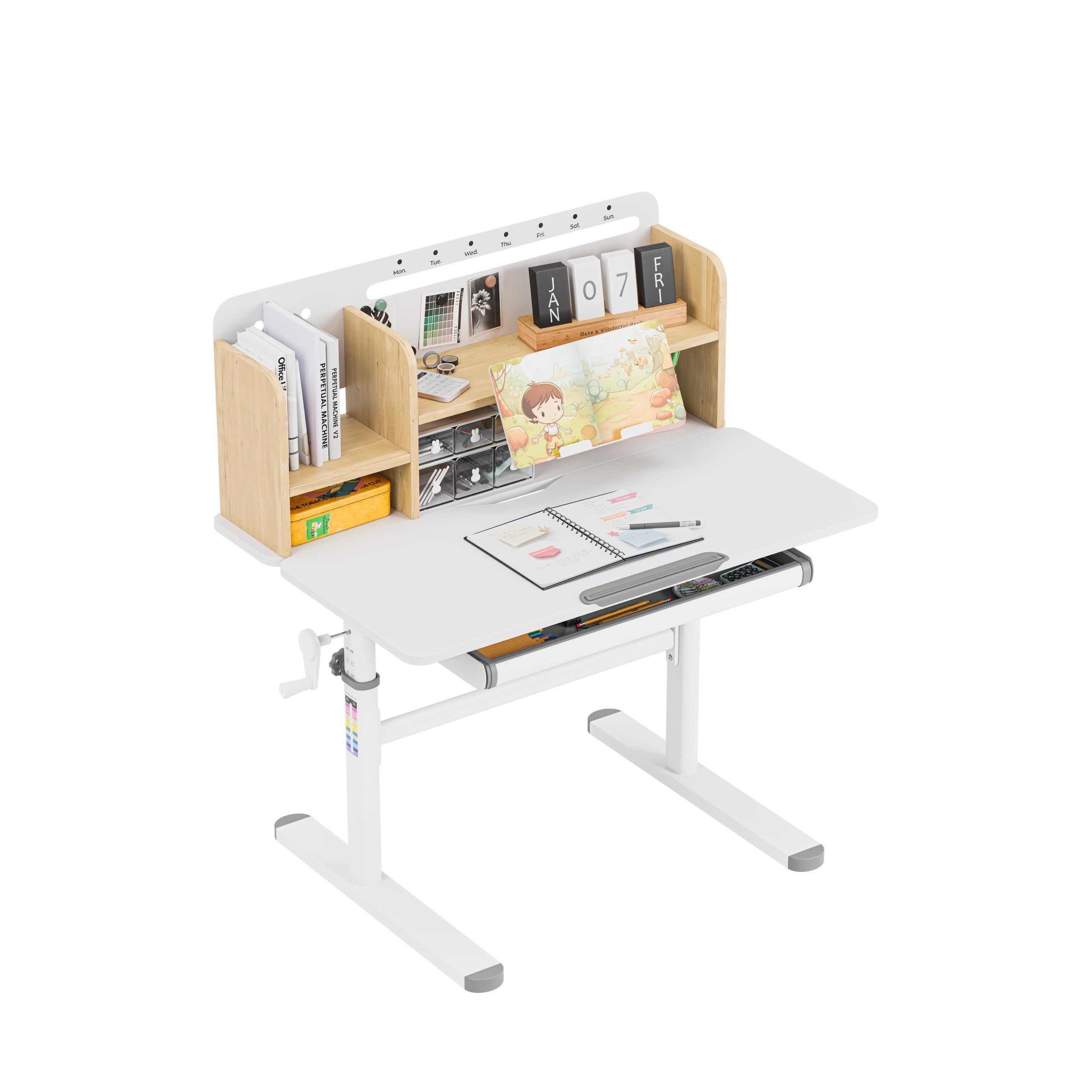 Ergonomischer Kinderschreibtisch Mark Adler Study 5.0 Holz 90 cm
