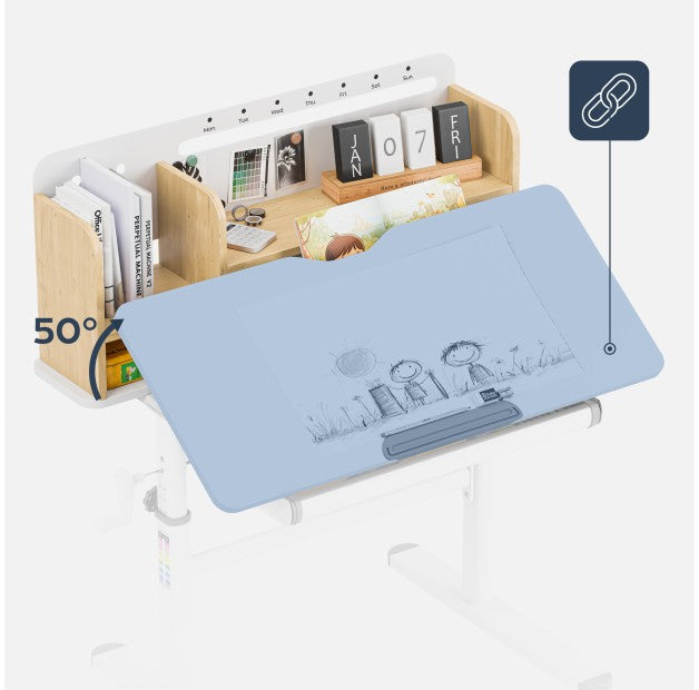 Ergonomischer Kinderschreibtisch Mark Adler Study 5.0 Holz 90 cm