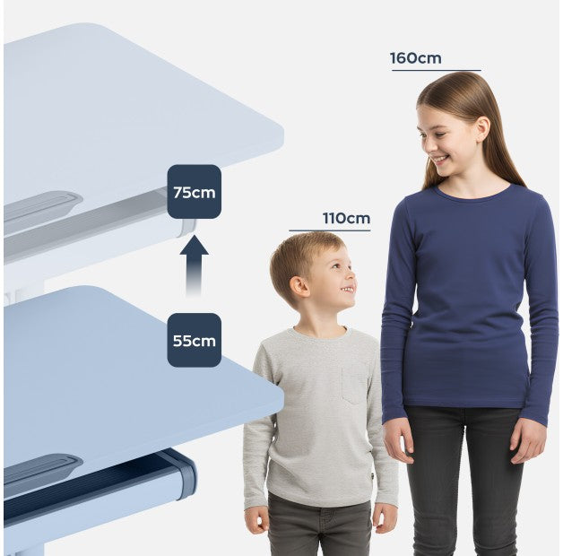 Ergonomischer Kinderschreibtisch Mark Adler Study 5.0 Holz 90 cm