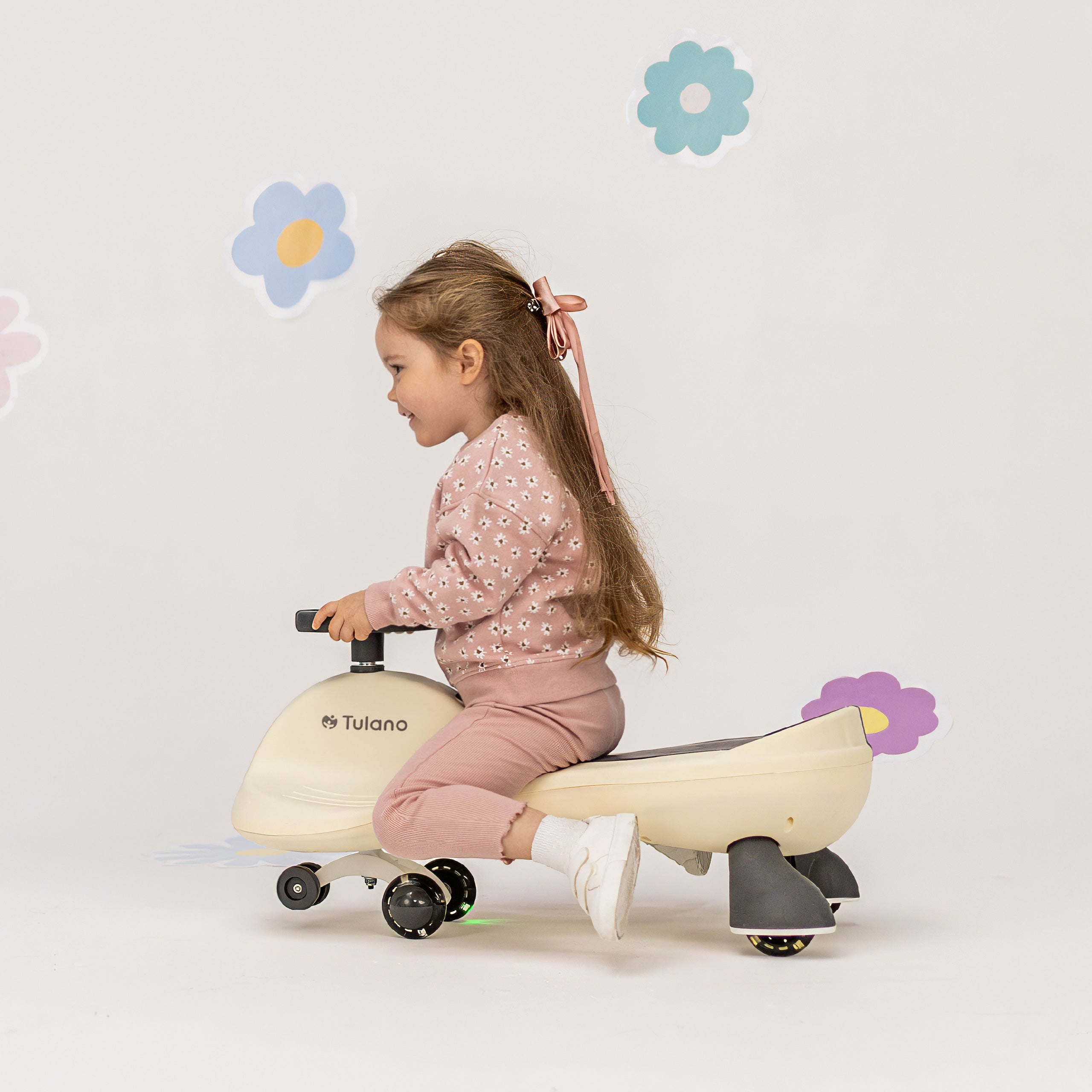 Tulano Focus 35 Beige LED Gravity Ride-On für Kinder 