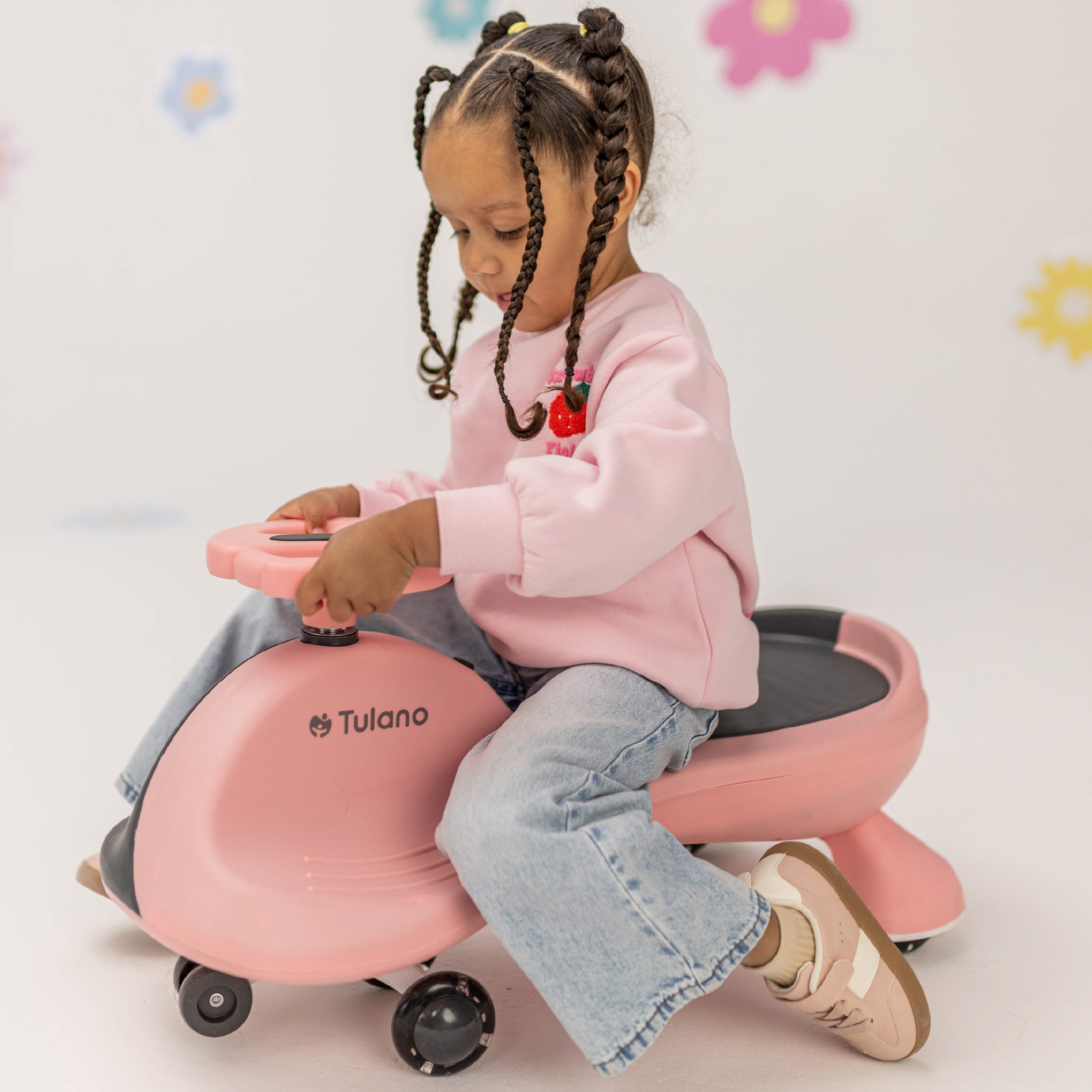 Tulano Focus 35 Pink LED Gravity Ride-On 