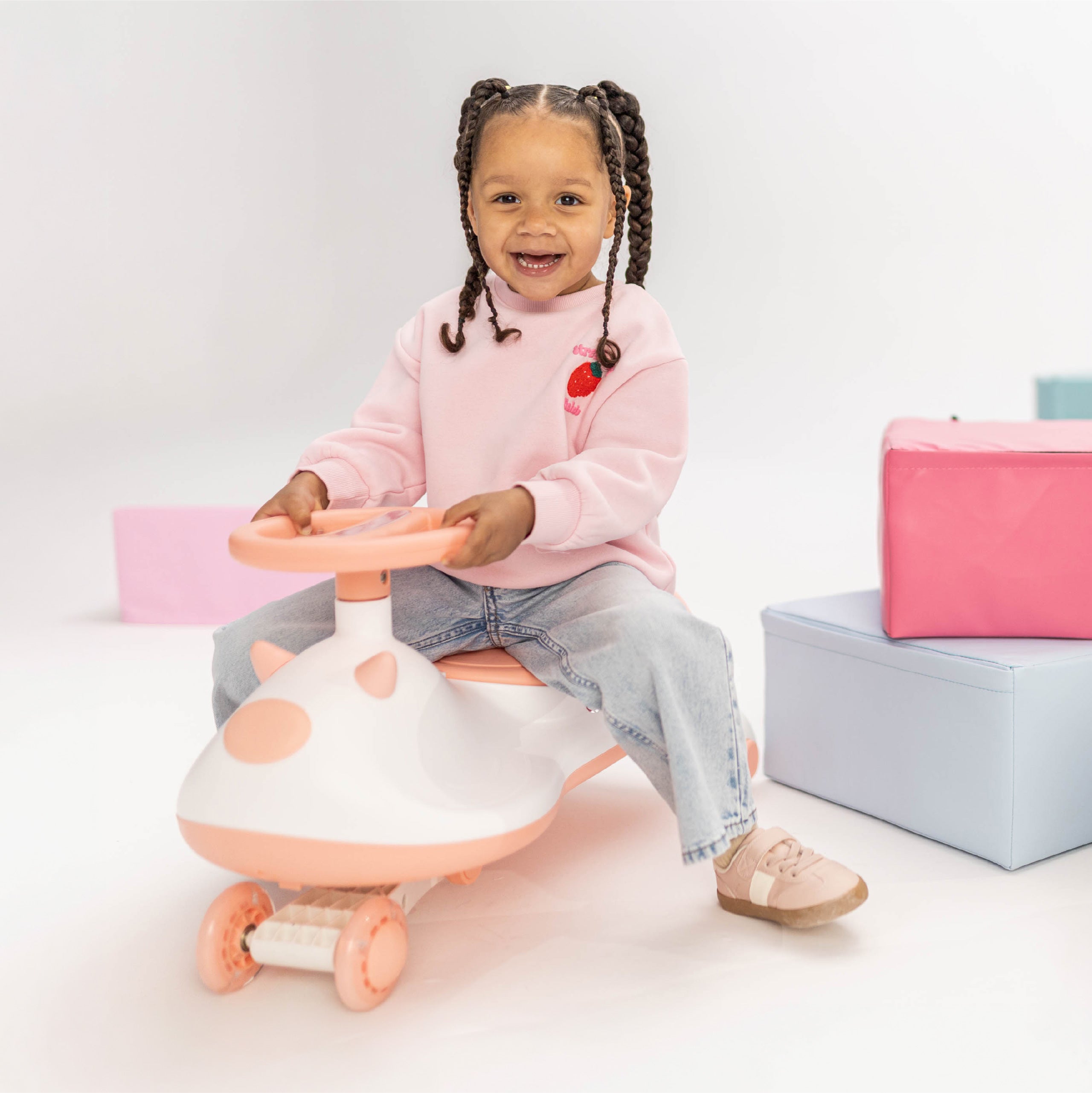 Tulano Focus 45 Pink LED Gravity Ride-On 