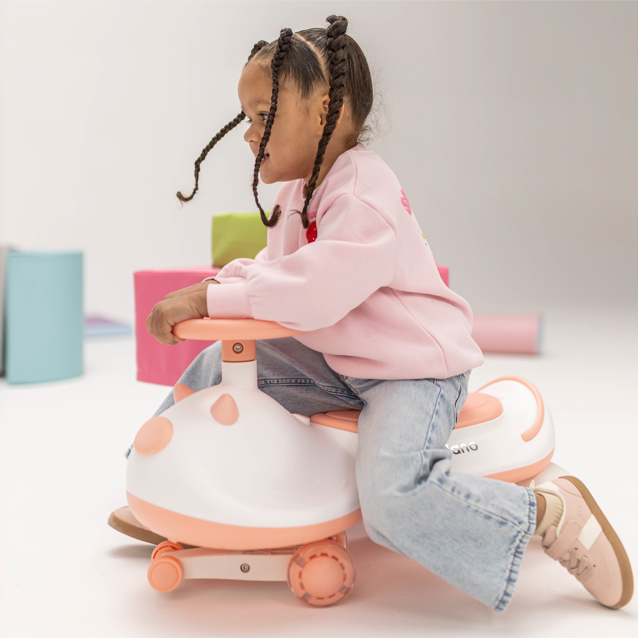 Tulano Focus 45 Pink LED Gravity Ride-On 