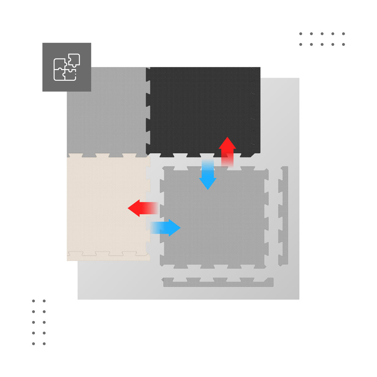 Schaumstoffmatte Gioco 16