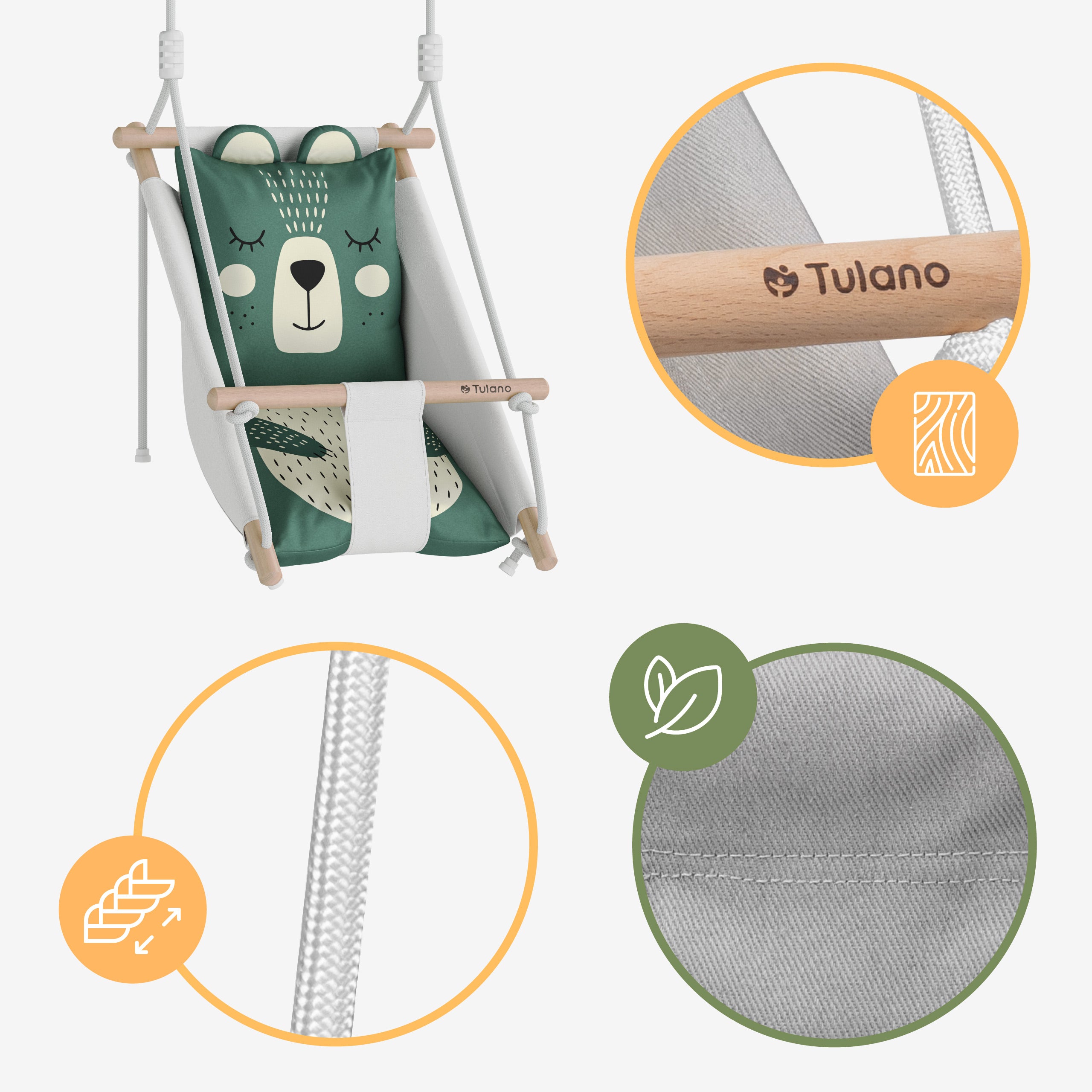 Kinderschaukel Tulano Hop 45 Bear