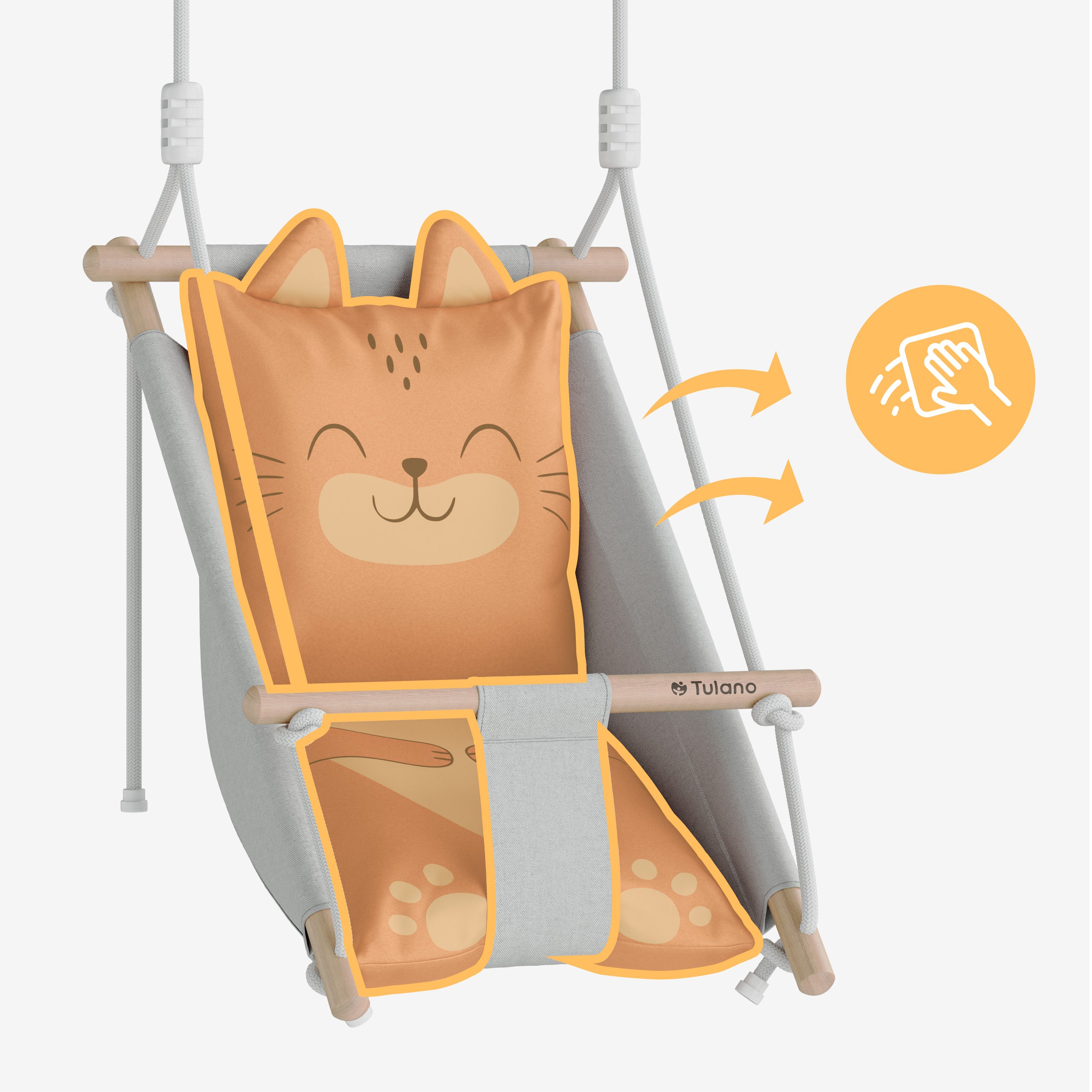 Kinderschaukel Tulano Hop 45 Cat