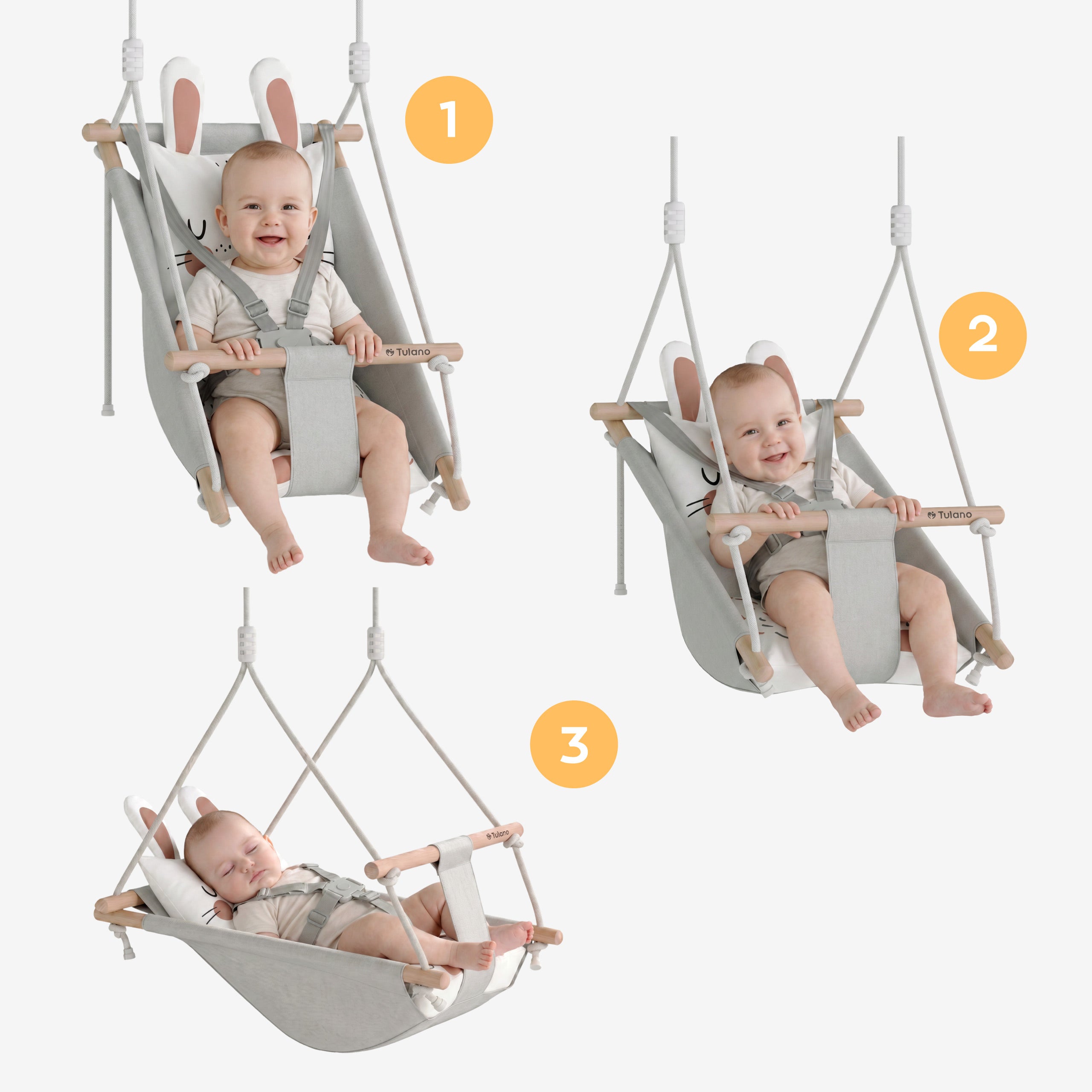 Kinderschaukel Tulano Hop 45 Rabbit