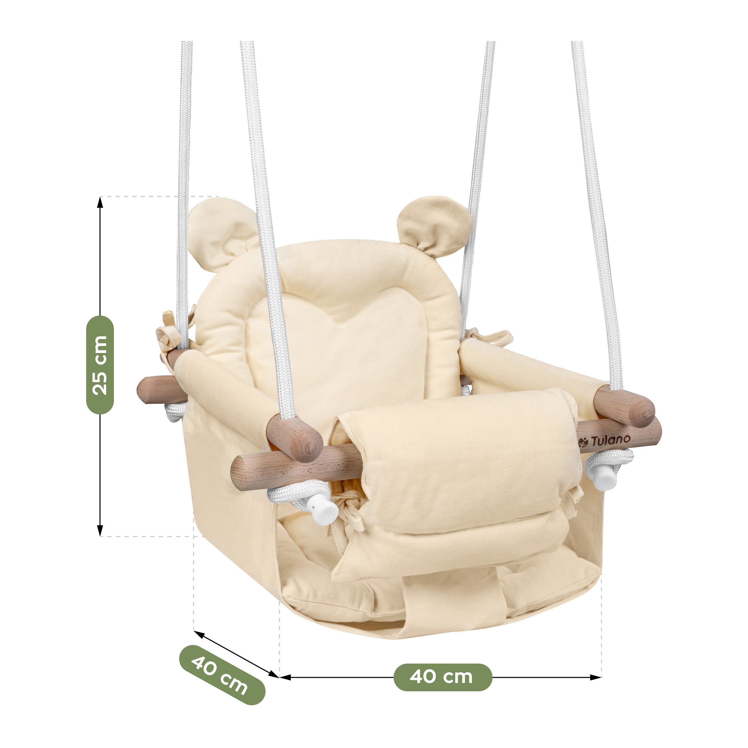 TULANO Hop 30 Beige Kinderschaukel 