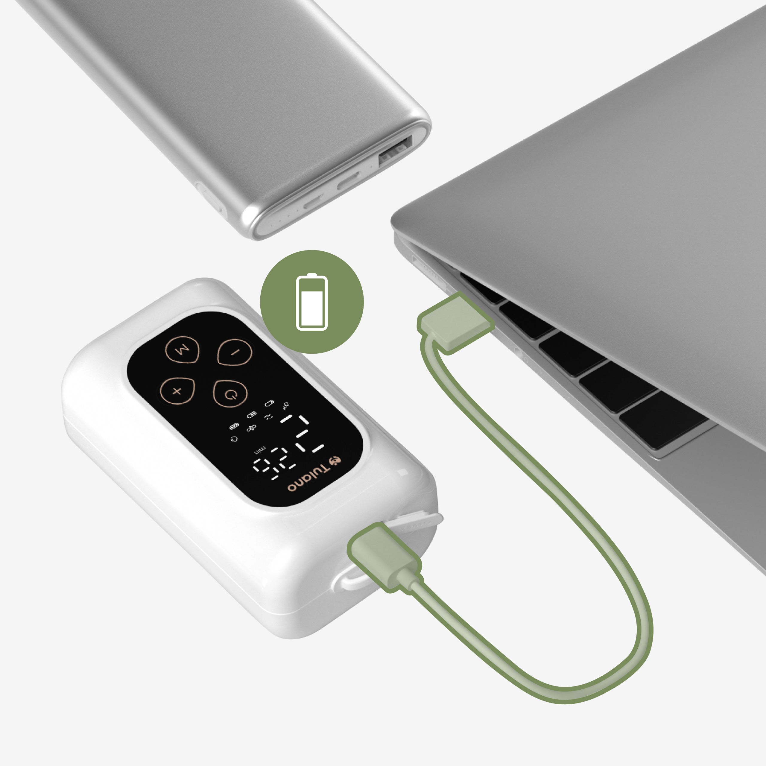 Leistungsstarker Akku und einfaches Aufladen