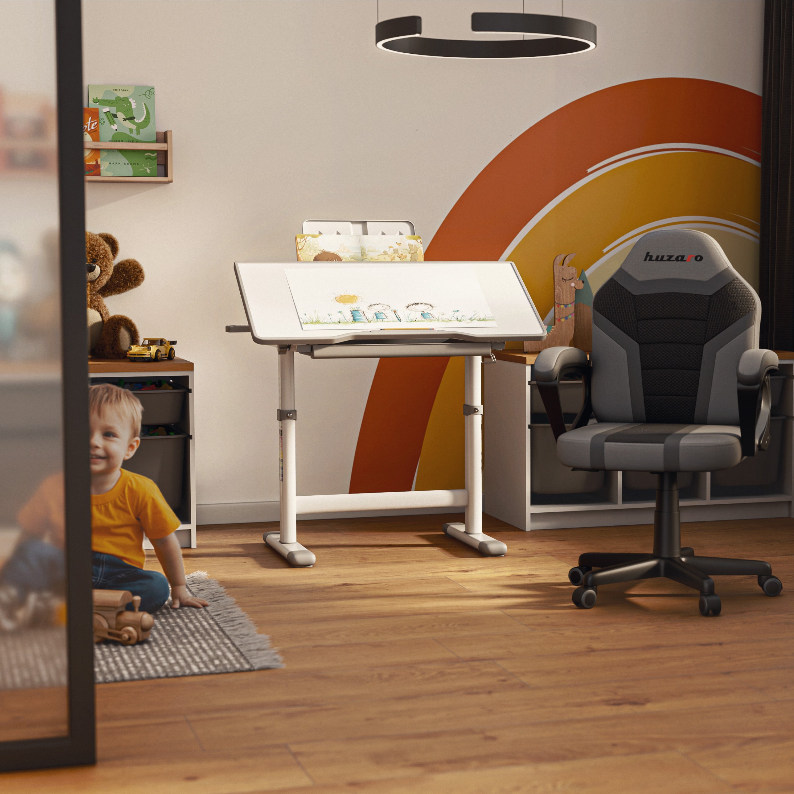 Ergonomisch verstellbarer Schreibtisch für Kinder