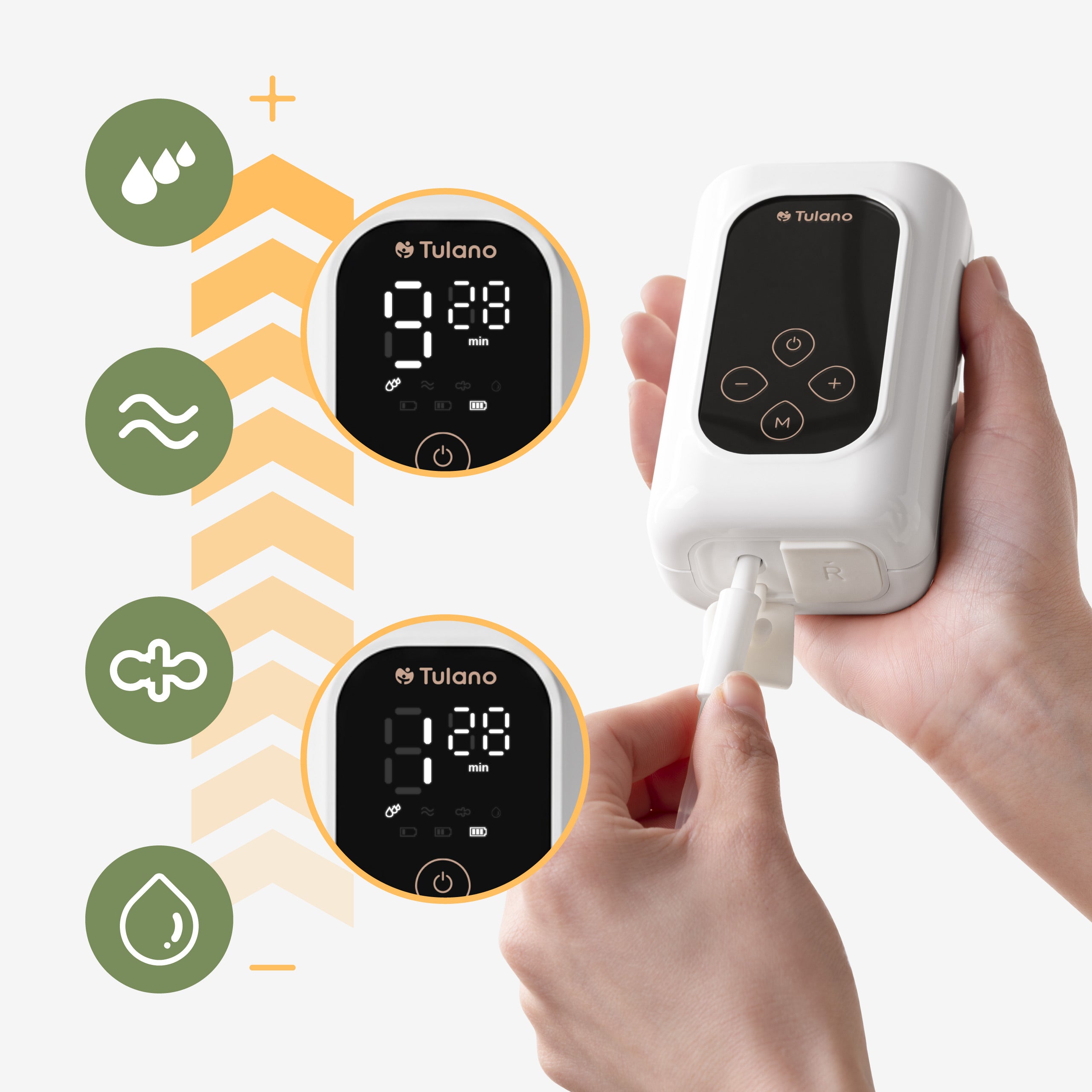 4 Betriebsarten mit 36 Einstellstufen