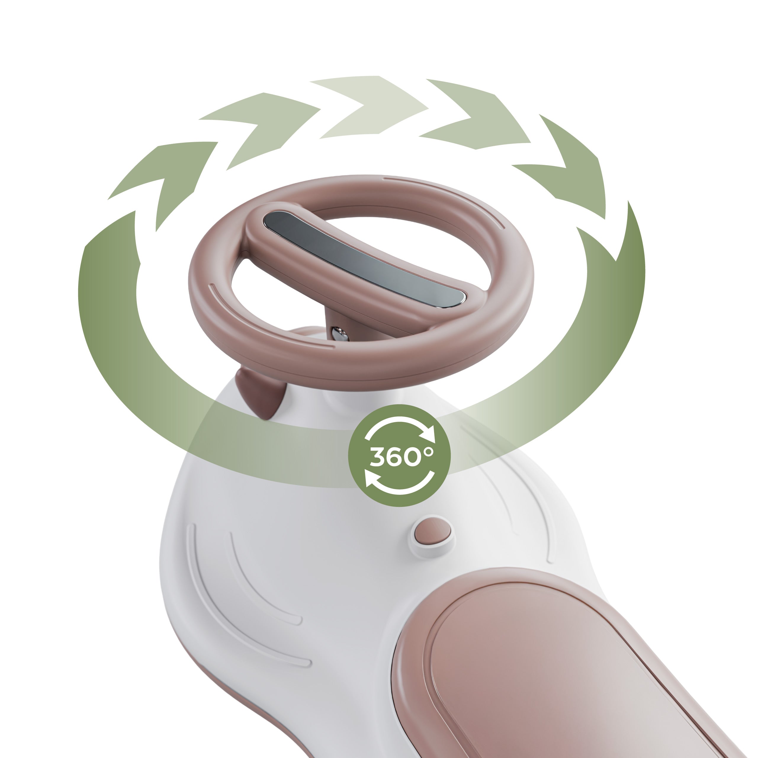 Lenkrad um 360° drehbar